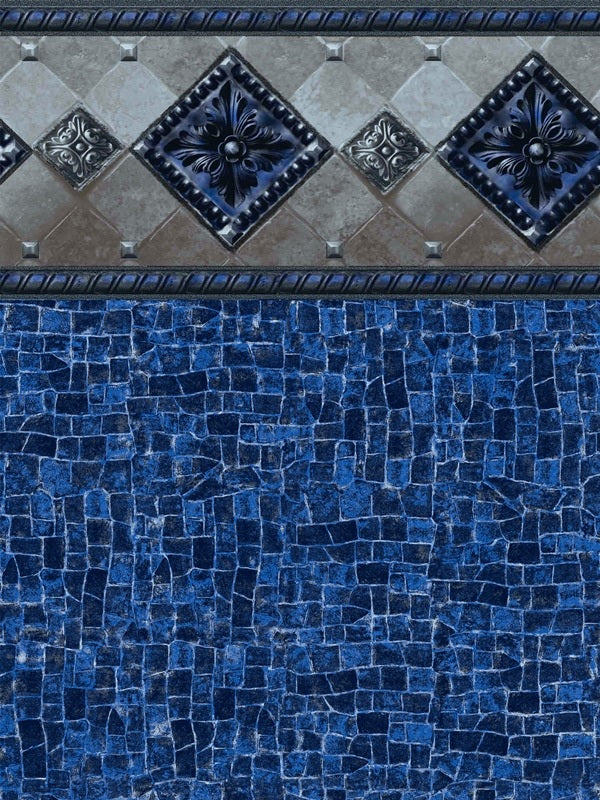 52 Graystone J Track Above Ground Vinyl Pool Liner - Durable Swimming Pool Replacement Liner for Backyard, Family Fun & Summer Relaxation