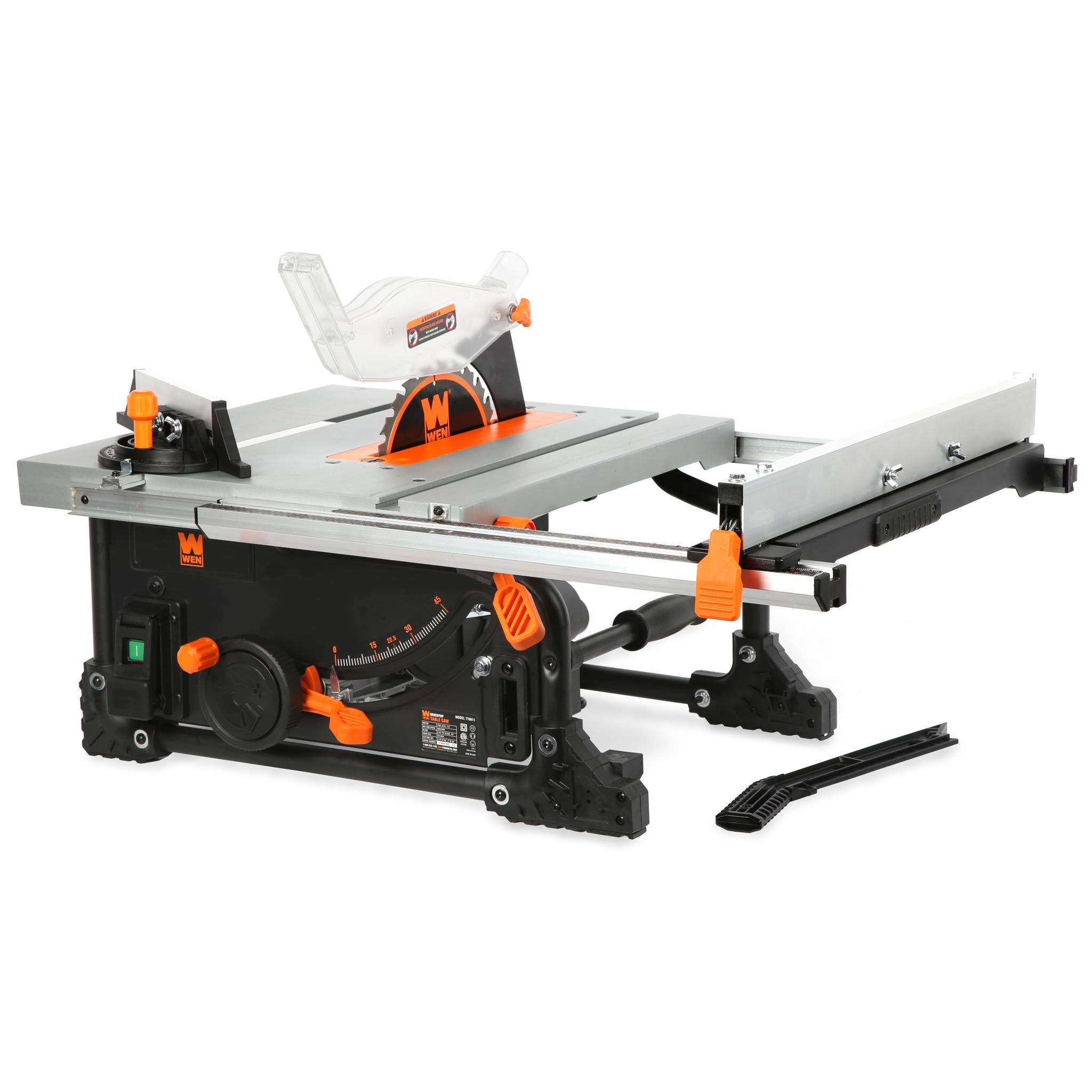 WEN TT0811 11 Amp 8.25 Inch Compact Benchtop Jobsite Table Saw - Portable Woodworking Tool for DIY Projects & Home Renovation