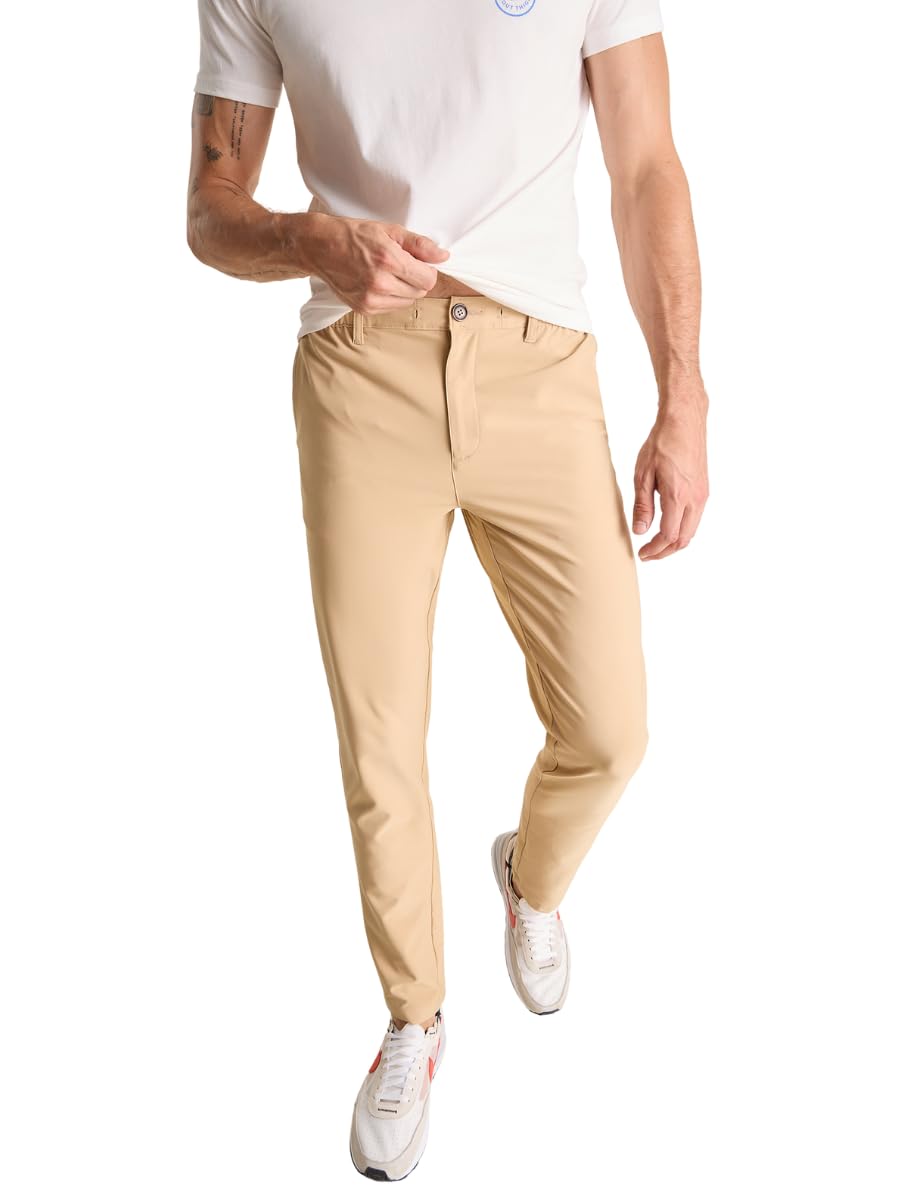 Chubbies Men's Stretch Chino Pants - Wrinkle Resistant Comfort with 30