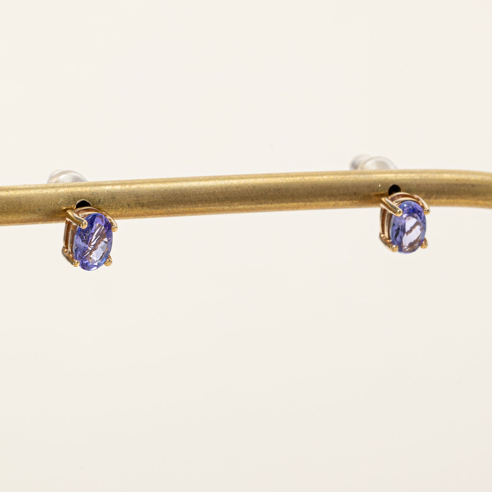 0.75ctw Tanzanite Stud Earrings for Women - AAA Quality Genuine Tanzanite Gemstone Earrings - Perfect for Weddings, Anniversaries & Special Occasions