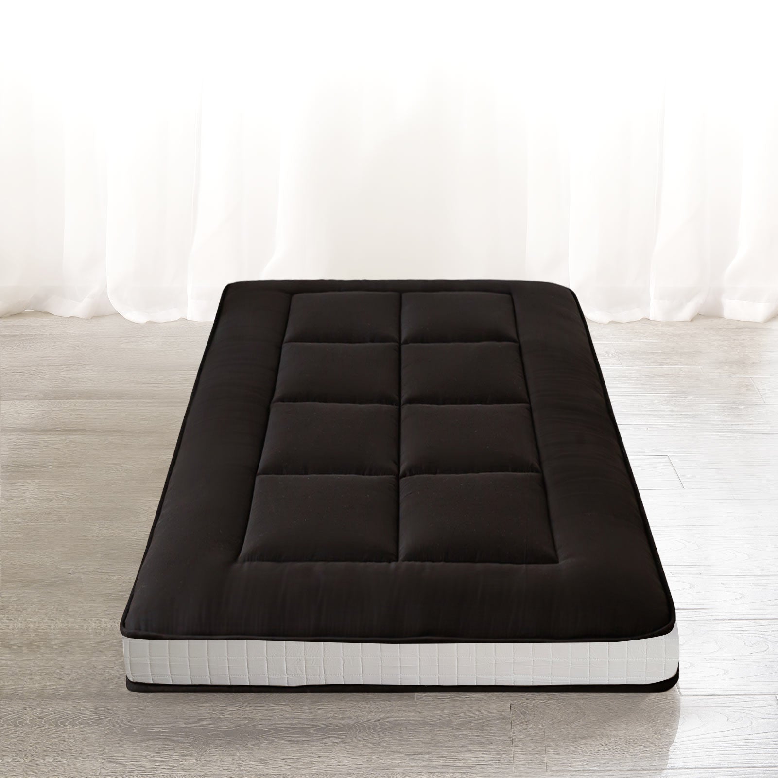 MAXYOYO 32 x 75 Inch Cot Size Futon Mattress - Foldable Floor Mattress, Tatami Mat for Guest Bed, Camping & Home Decor | Comfortable & Space-Saving Sleeping Solution