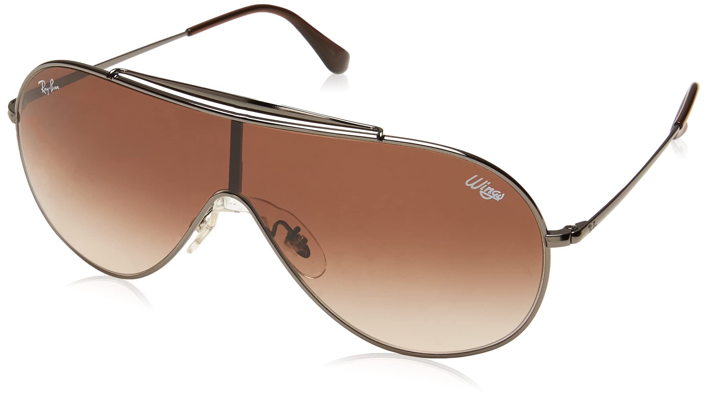 Ray-Ban RB3597 Wings Shield Polarized Sunglasses for Men & Women - UV Protection, Classic Aviator Style - Perfect for Driving, Travel & Outdoor Activities