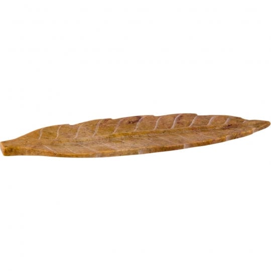 Handmade Soapstone Incense Burner with Leaf Carving - Natural Aromatherapy Diffuser for Yoga, Meditation & Home Decor
