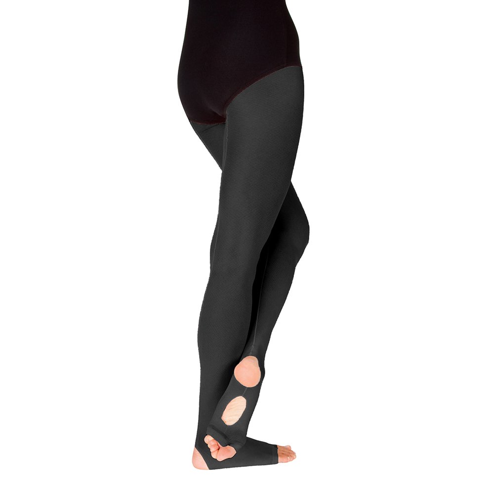 Body Wrappers Procut Convertible Mesh Backseam Tights - Dance, Yoga & Performance Tights with Breathable Mesh Design