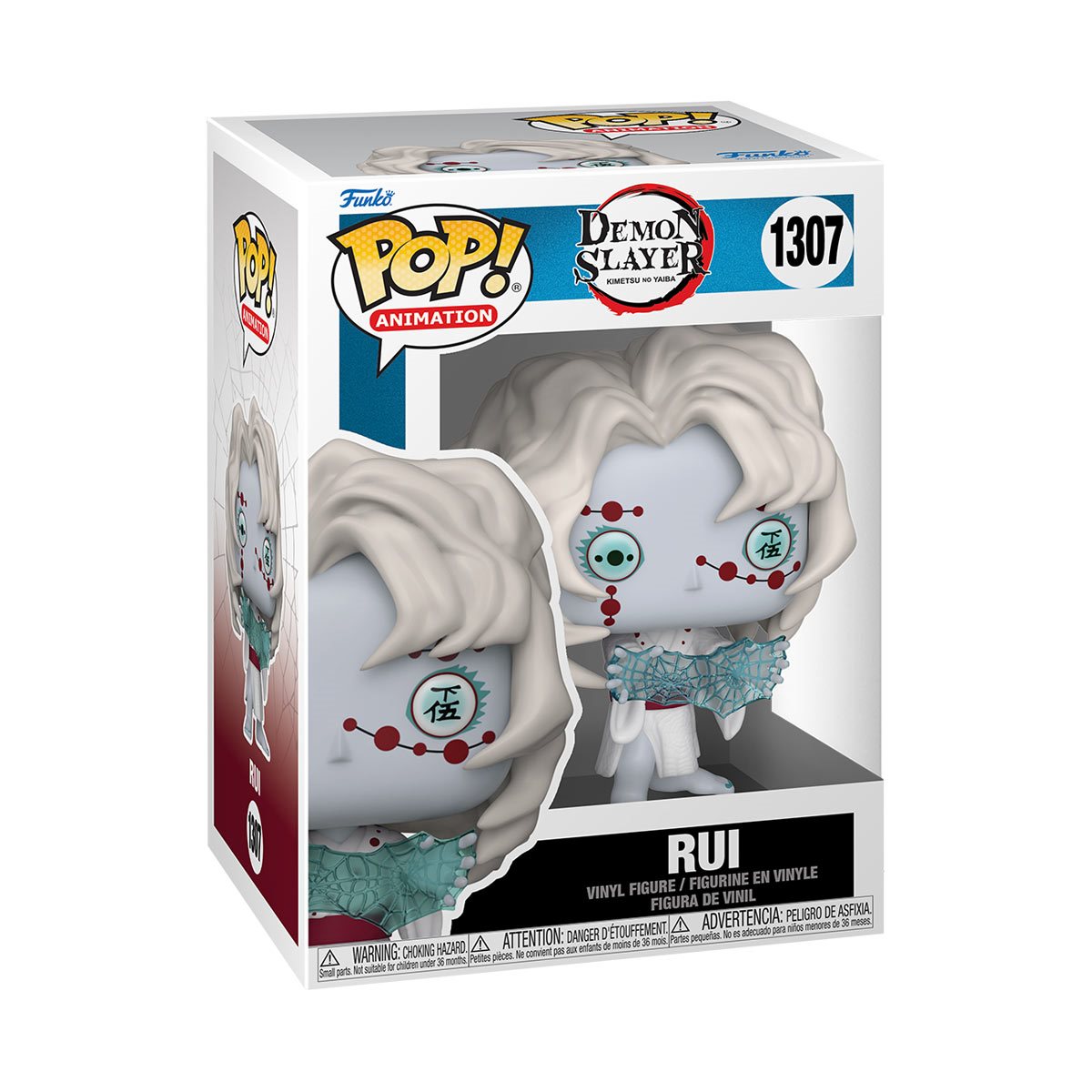 Demon Slayer: Kimetsu no Yaiba Rui Pop! Vinyl Figure #1307 - Anime Collectible for Fans, Perfect for Display & Gifts
