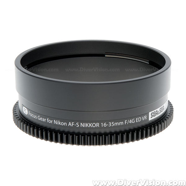 Sea&Sea FC Focus Gear for Nikon AF-S NIKKOR 16-35mm f/4G ED VR Lens - Underwater Photography Accessory for Diving & Marine Exploration