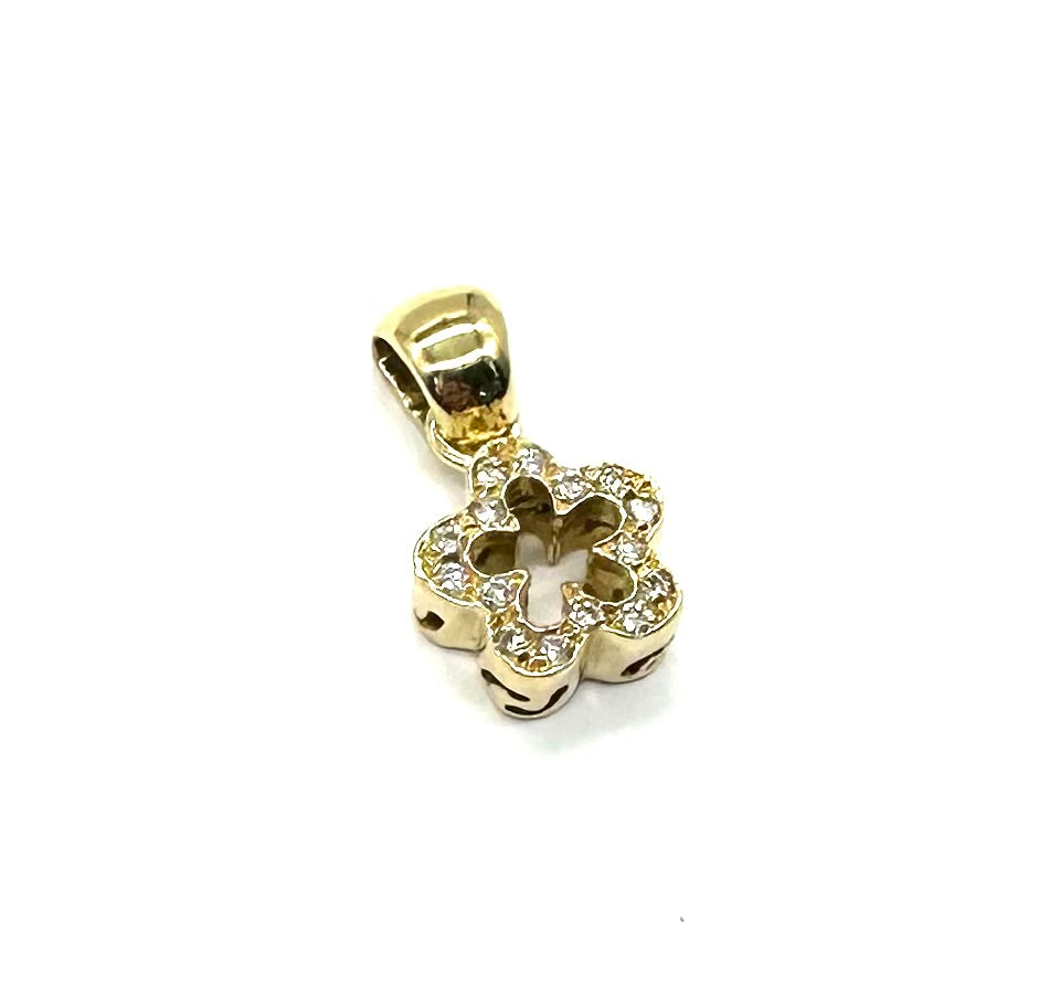 1/3 Carat Diamond Flower Pendant Necklace - Elegant Open Floral Design for Women, Perfect for Weddings, Anniversaries & Special Occasions