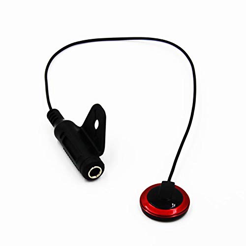 Piezoelectric Contact Microphone Pickup for Violin, Cello, Erhu, Ukulele, Mandolin & Guitar - High Sensitivity Acoustic Instrument Mic - Perfect for Live Performances, Recording & Studio Sessions