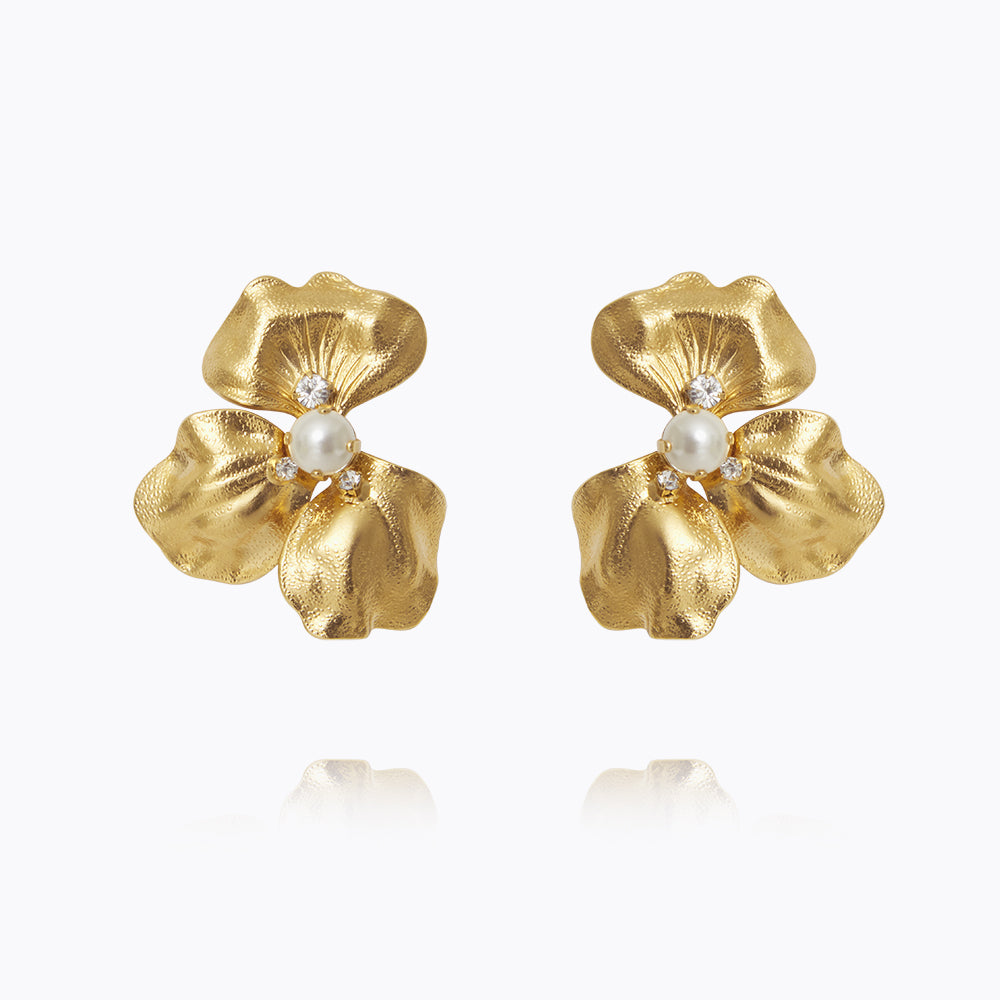 Gaura Pearl Earrings for Women - Elegant Dangle Drop Earrings for Wedding, Party & Special Occasions