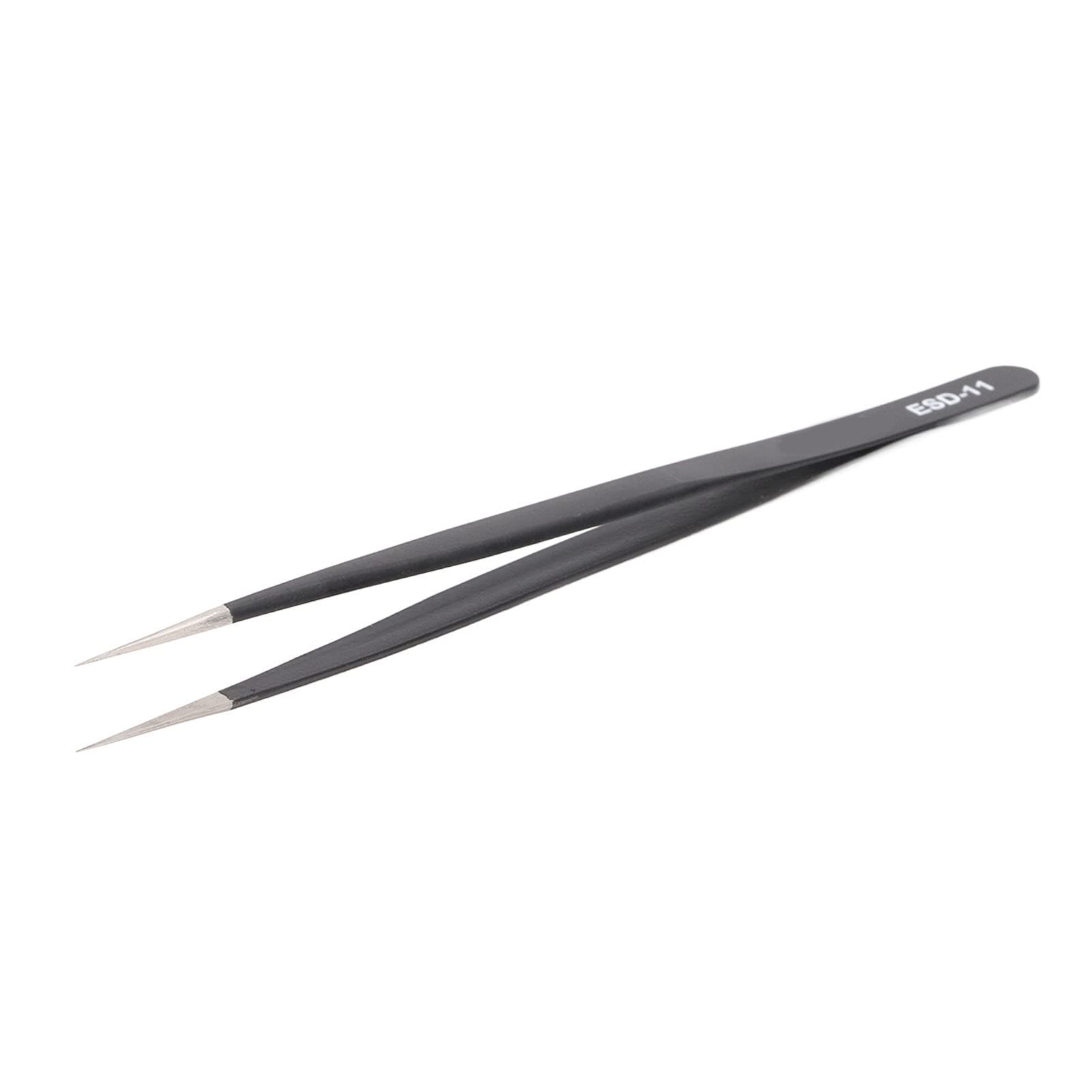 Precision Tweezers for Watch Repair - Anti-Static, Heat Resistant (HRC40-45) - Ideal for Jewelry Making, Electronics Repair & Watch Maintenance