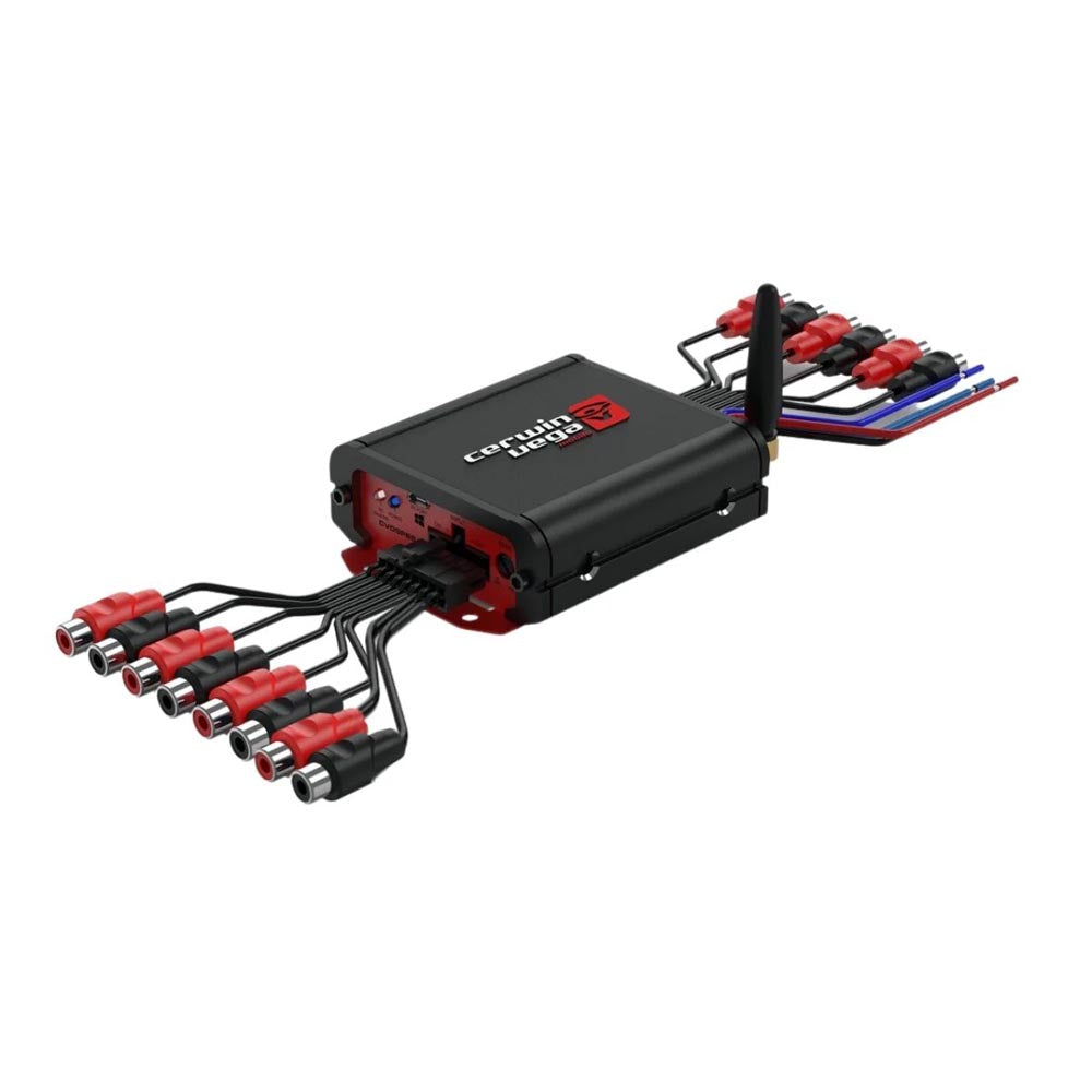 Cerwin Vega CVDSP88 8-Channel Digital Signal Processor (DSP) - Professional Car Audio System Tuning for Enhanced Sound Quality