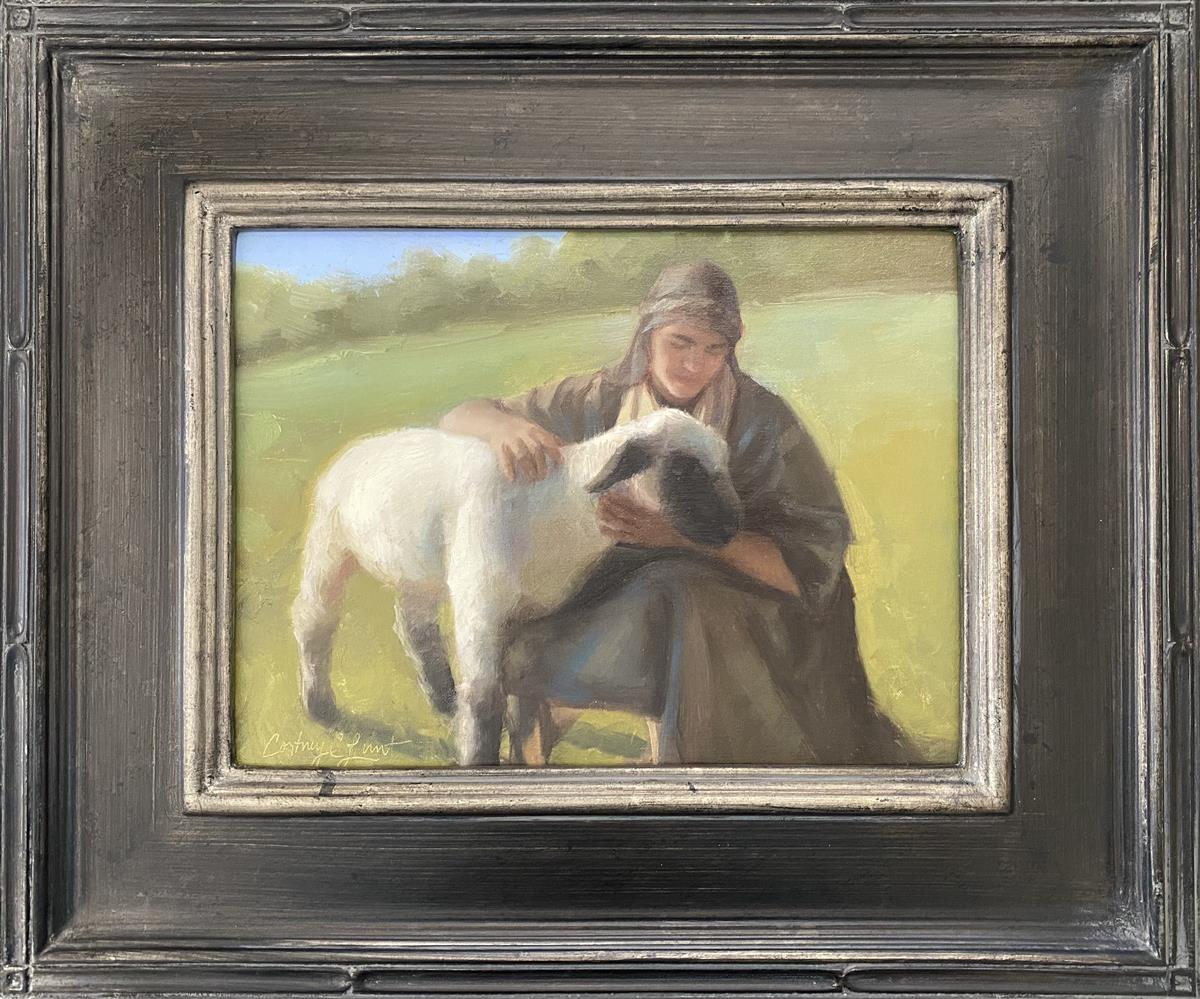 Becoming a Shepherd Original Artwork - Handmade Painting for Home Decor, Office & Gift Ideas | Wall Art for Living Room, Bedroom & Church