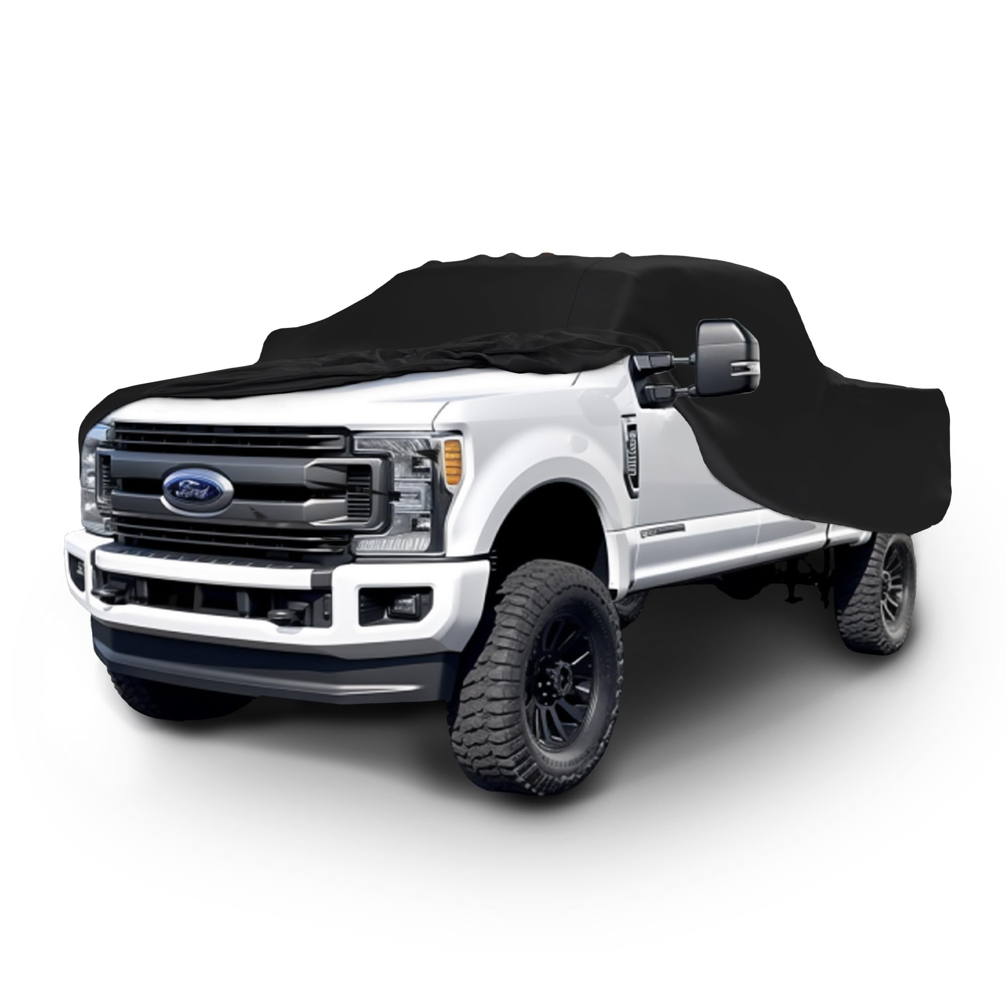 Premium Scratch-Resistant Indoor Truck Cover - Compatible with Ford F-250 (2022-2023) | Black Satin Ultra Soft Material | Includes Warranty | Perfect for Garage Storage & Vehicle Protection