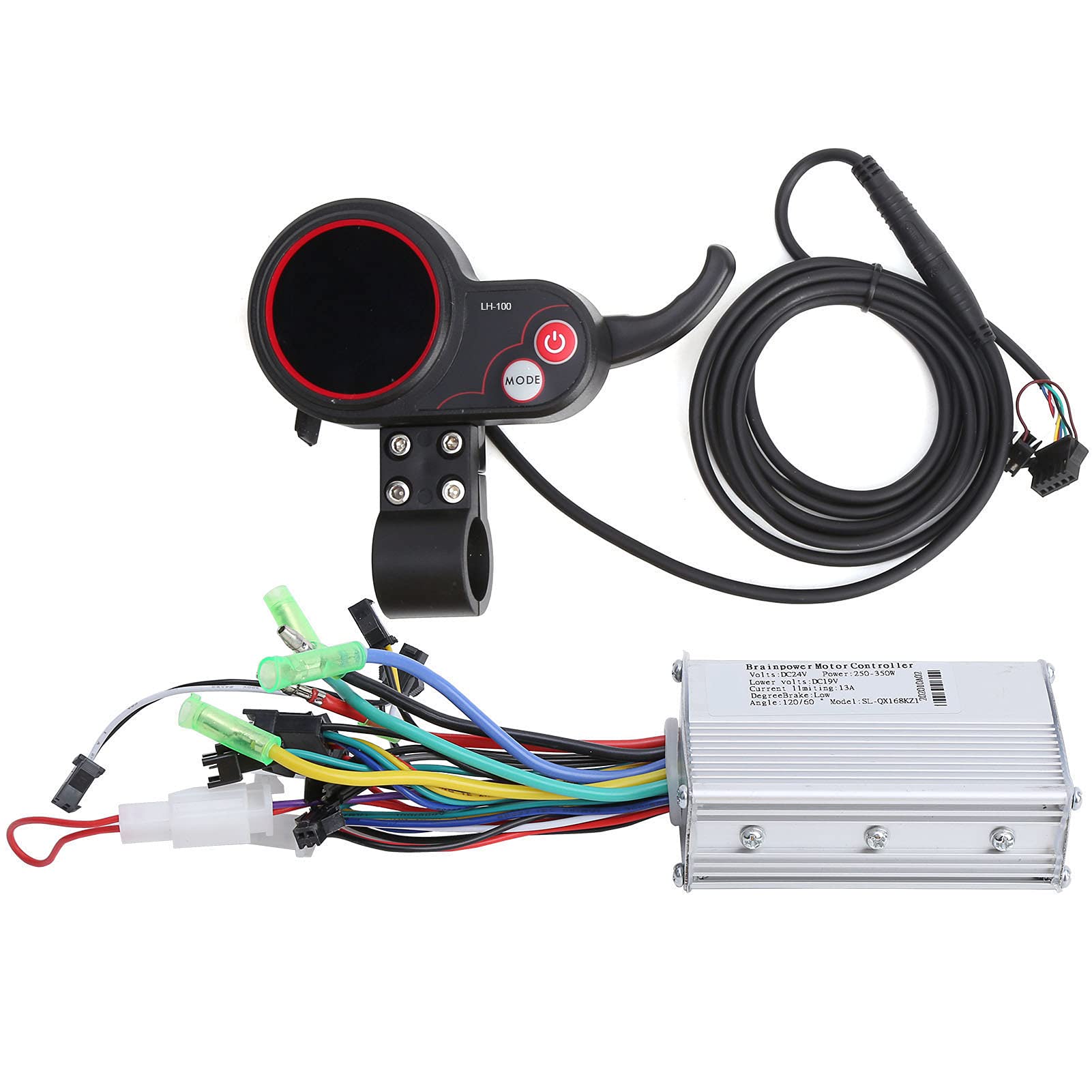 Joyzan 48V 500W Brushless Motor Speed Controller for Electric Bikes & Scooters - LCD Display Panel, Waterproof Design - Perfect for Commuting, Off-Roading & E-Tricycles