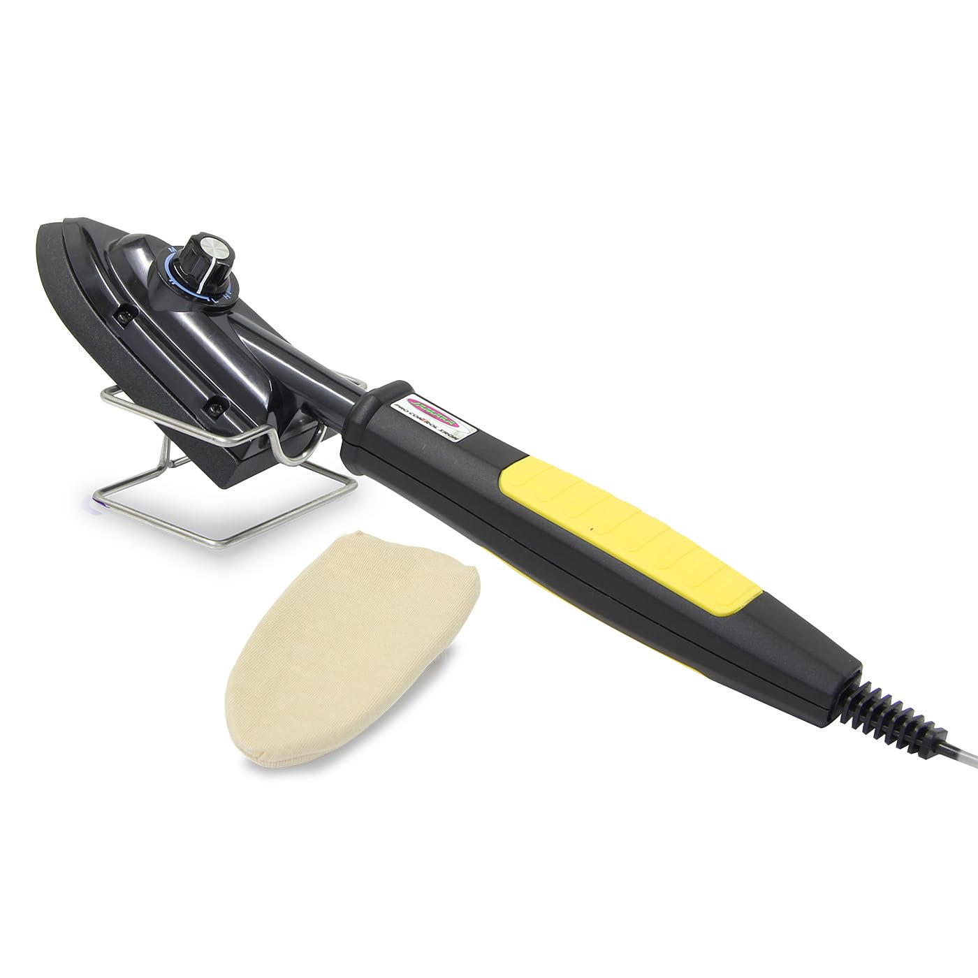 Jamara 172140 Professional Control Iron with Steam Function - Black - Perfect for Home Ironing, Laundry, and Fabric Care