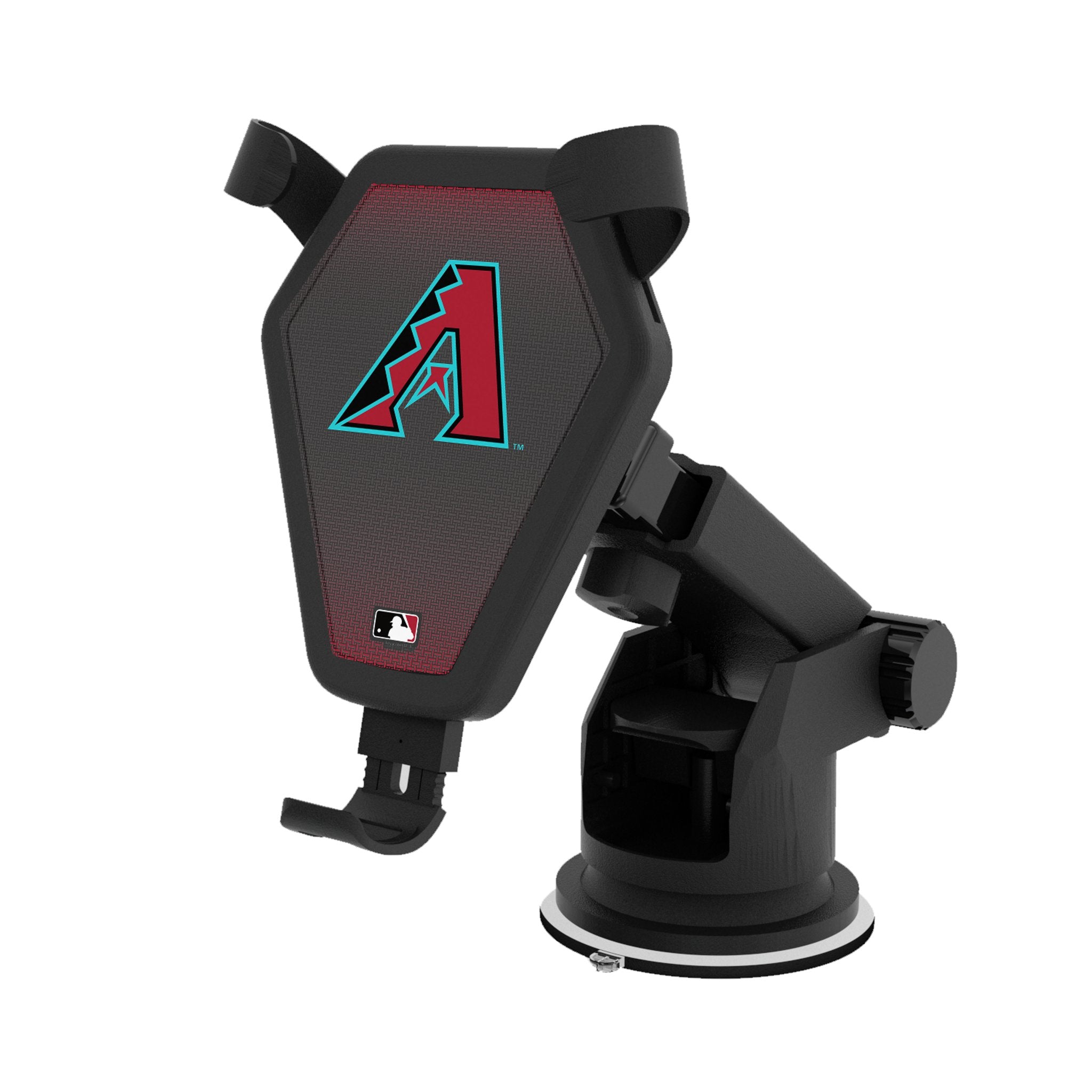 Arizona Diamondbacks Wireless Car Charger - Fast Qi Charging Pad for iPhone & Android - Perfect for Road Trips & Commuting