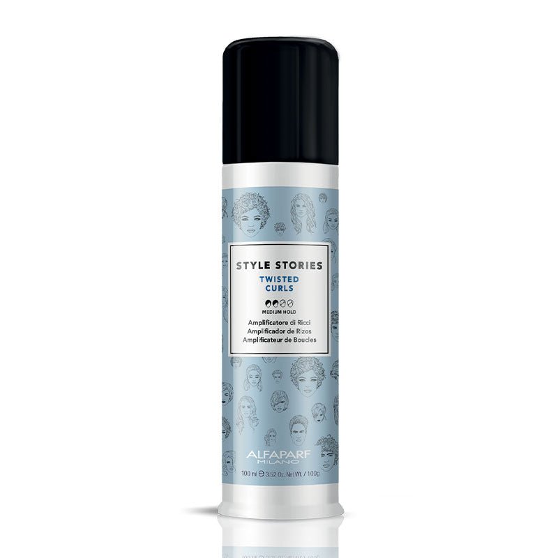 Alfaparf Style Stories Twisted Curls Curl Defining Cream for Natural Curly Hair - Hydrating & Frizz Control Styling Cream for Defined Curls & Waves - Perfect for Daily Use & Special Occasions