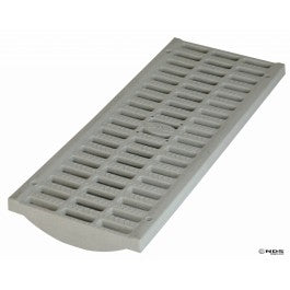 NDS 837 8x20 Channel Grate Light Gray - Heavy Duty Drainage Solution for Driveways, Patios & Landscaping