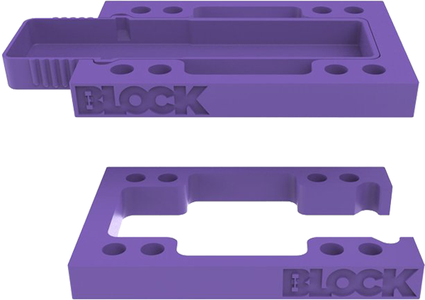 Purple Block Riser Stash Kit - Organize Your Sneakers & Boost Height - Perfect for Shoe Storage, Display, and Home Decor