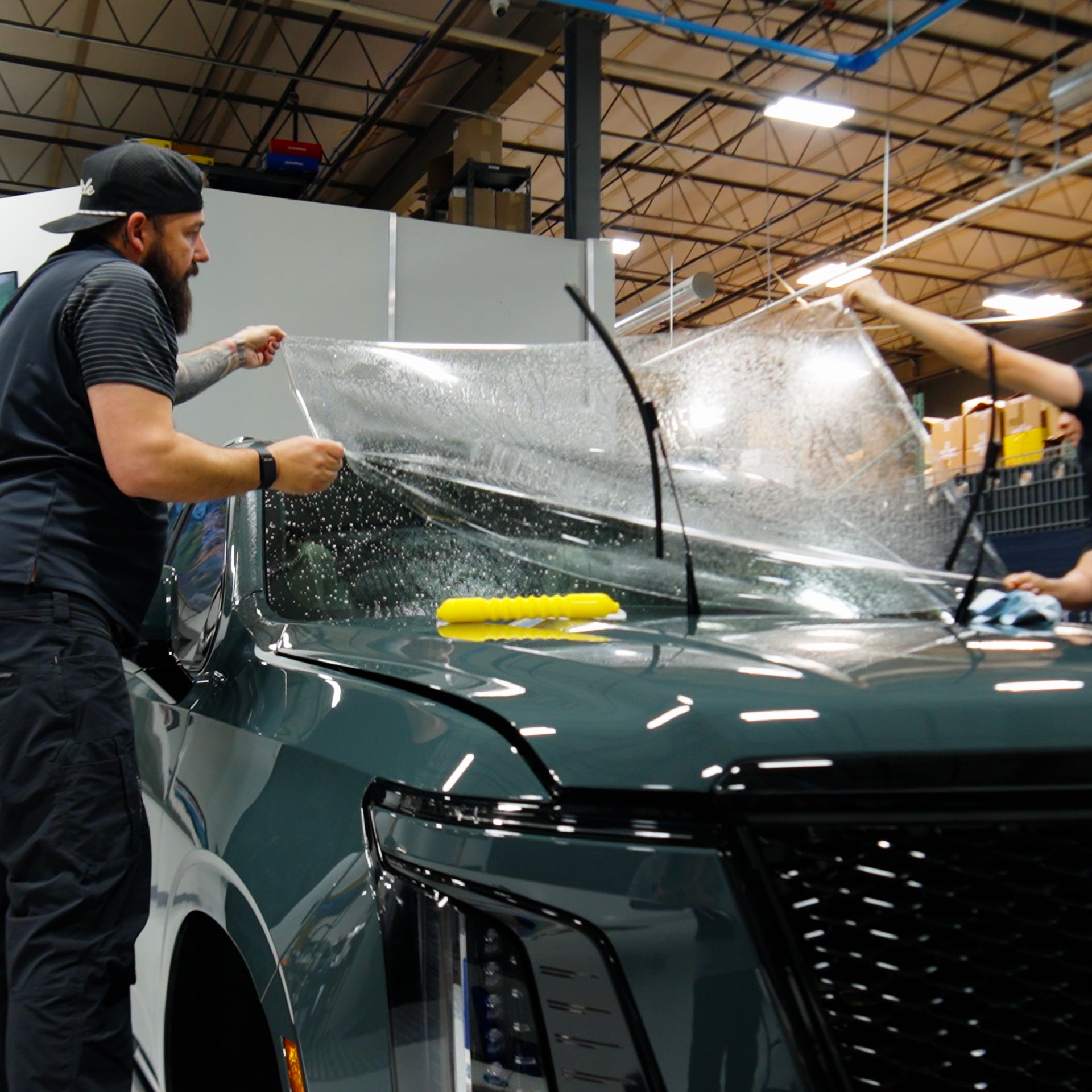 High-Quality Opticle Windshield Protection Film 48x50 Inches - Durable Car Windshield Cover for UV Protection & Scratch Resistance - Perfect for Cars, Trucks, and SUVs