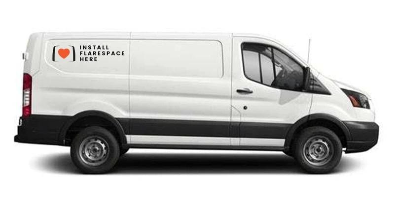Ford Transit Campervan Body Flares (130WB) by Flarespace - Expand Your Van Living Space for Comfortable Road Trips & Outdoor Adventures