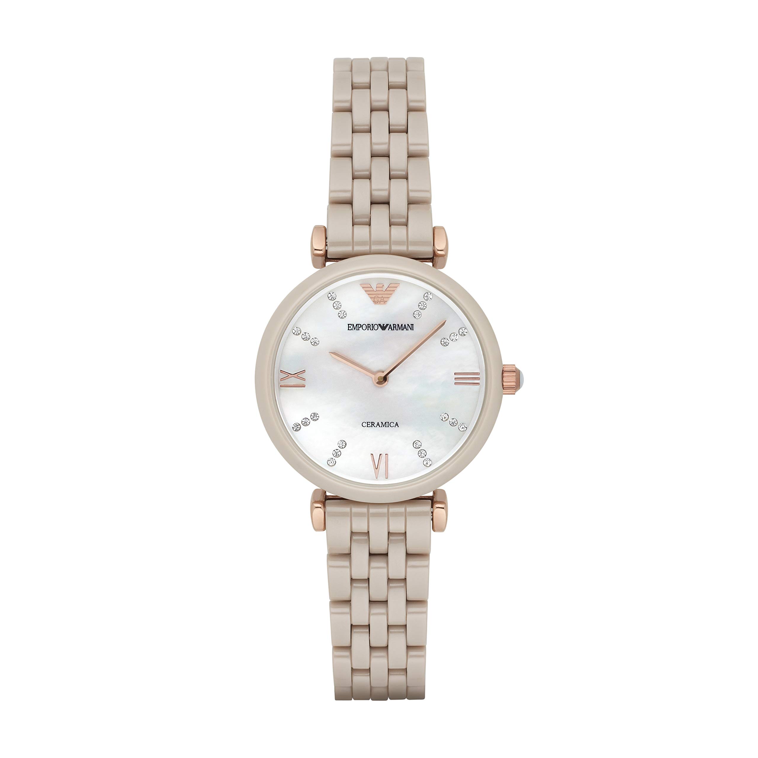 Emporio Armani Women's Stainless Steel Dress Watch - Elegant & Waterproof for Work, Party & Special Occasions