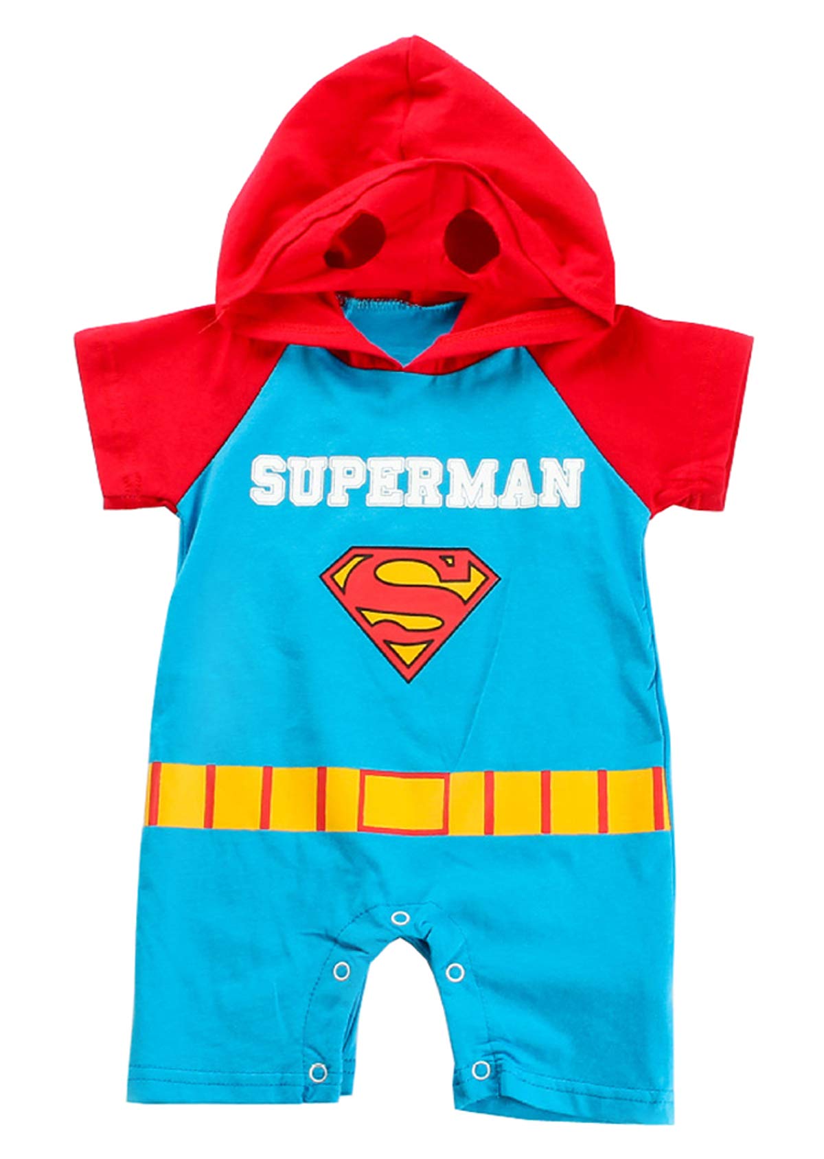 Symunnia Baby Clothes for Boys 0-18 Months | Soft Cotton Summer Newborn Infant Bodysuit with Hoodie | Perfect for Outdoor Play, Family Photos & Everyday Comfort