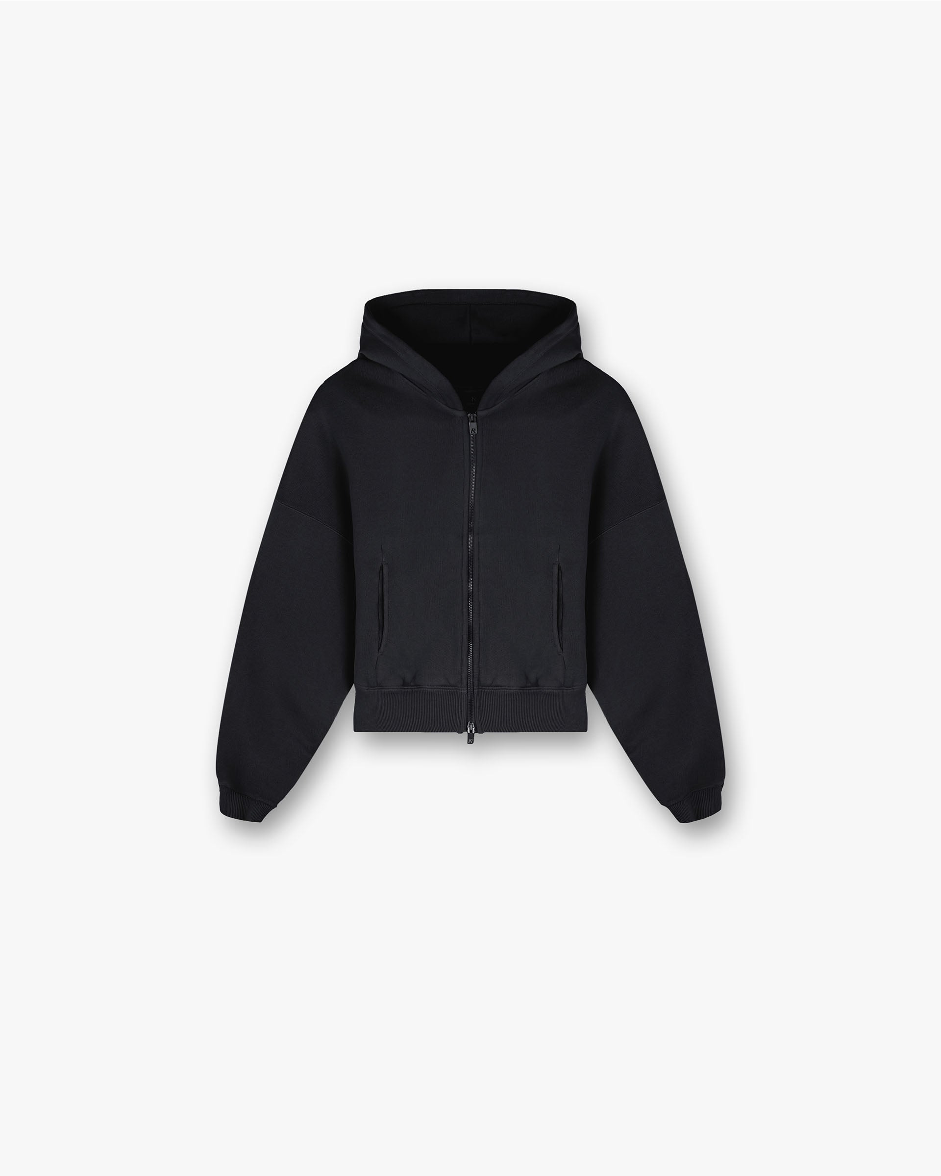 Oversized Crop Hoodie for Women - Washed Black | Trendy Streetwear Pullover | Perfect for Casual Outfits, Loungewear & Layering