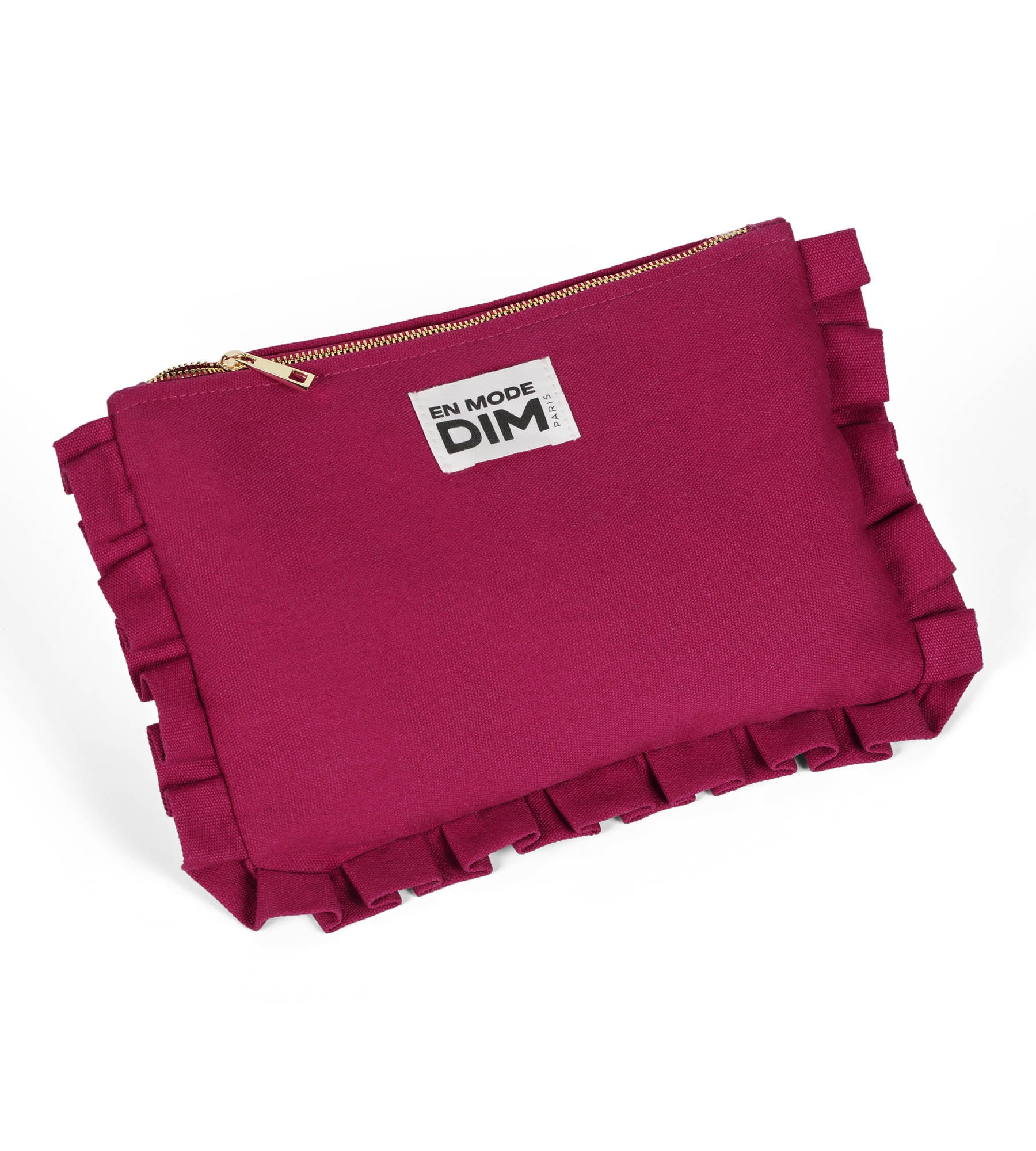 Fuchsia Zippered Pochette Dim Handbag - Stylish Crossbody Bag for Women, Perfect for Parties, Travel, and Everyday Use