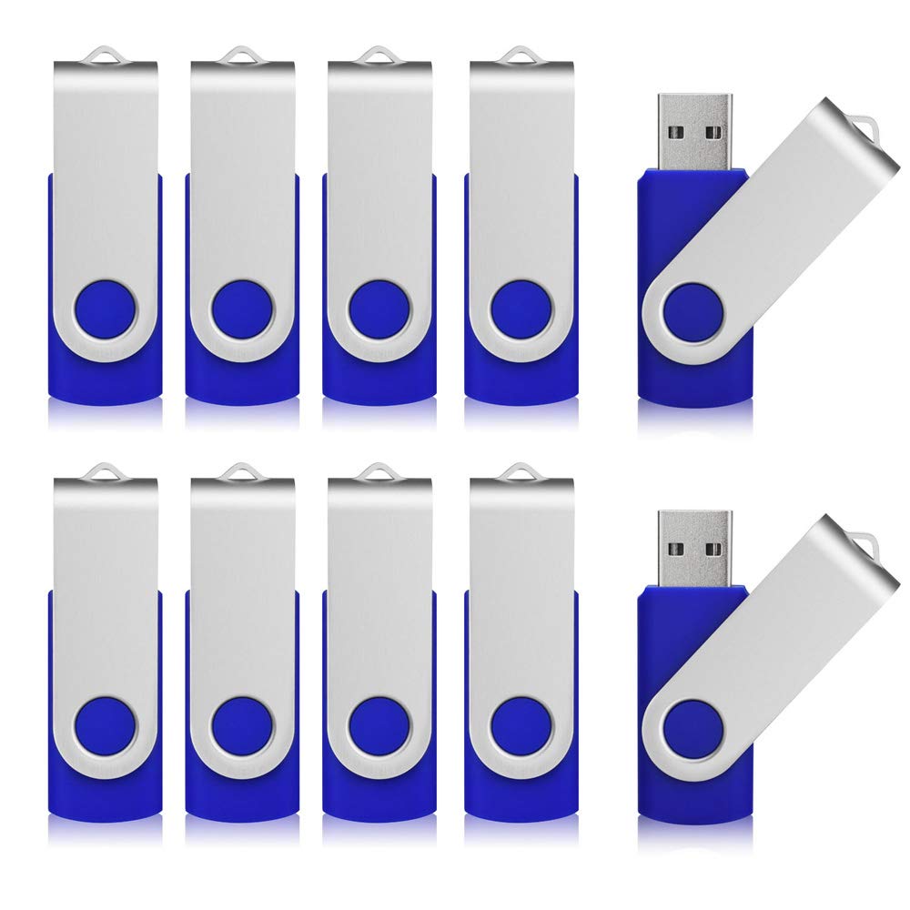 Aiibe 16GB USB Flash Drive Bulk Pack (50 Pack) - USB 2.0 Thumb Drives Memory Stick for Data Storage, File Transfer - Perfect for Office, School, Business, Events & Bulk Giveaways