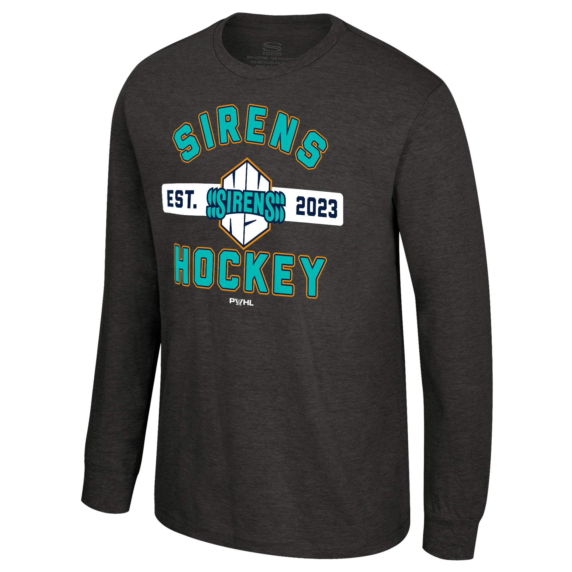 New York Sirens Women's Long Sleeve T-Shirt - Soft Cotton Baseball Tee for Game Day, Concerts & Casual Wear | Stadium Essentials Collection