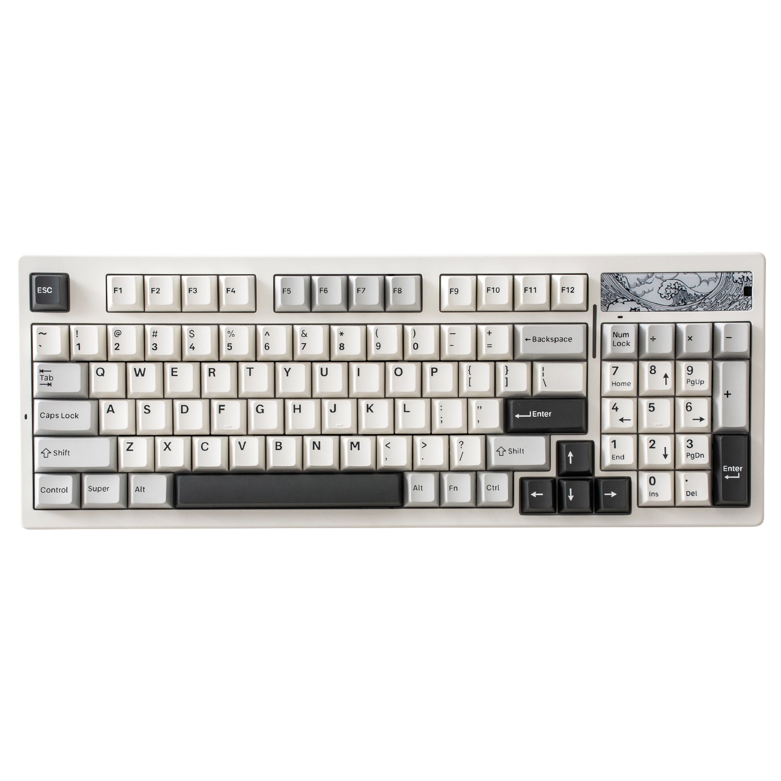 YUNZII Keynovo IF98 Wireless Mechanical Keyboard - 60% Compact RGB Backlit Gaming Keyboard with Hot-Swappable Switches for PC, Mac, Laptop - Perfect for Gaming, Typing & Office Work