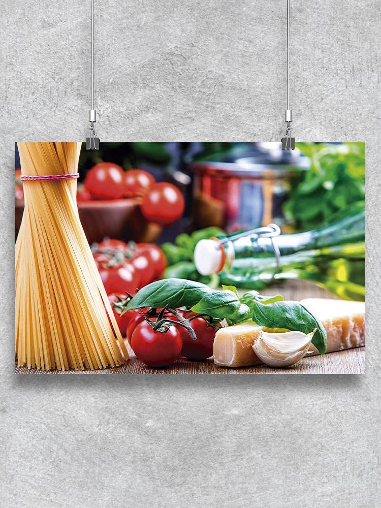 Premium Food Ingredients Close-Up Poster - High-Quality Culinary Art Print for Kitchens, Restaurants & Cooking Classes | Perfect for Home Chefs & Food Enthusiasts
