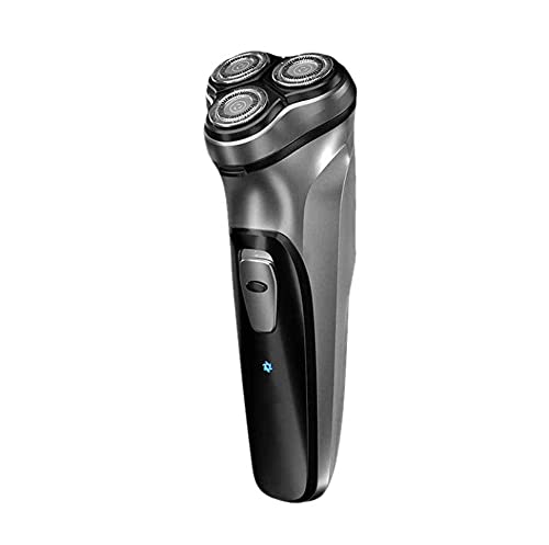 Premium Men's Electric Shaver - 3D Rotary Cordless Rechargeable Razor with Pop-up Trimmer | Waterproof Wet/Dry Shaving | Travel & Daily Grooming Essential | Black