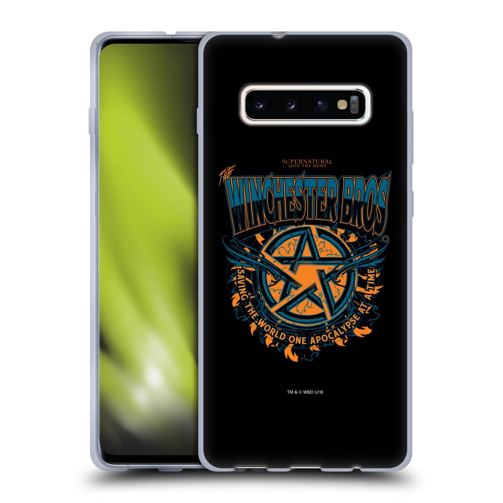 Head Case Designs Supernatural Apocalypse Graphic Soft Gel Case for Samsung Galaxy S10+ / S10 Plus - Officially Licensed, Durable Protection for Everyday Use