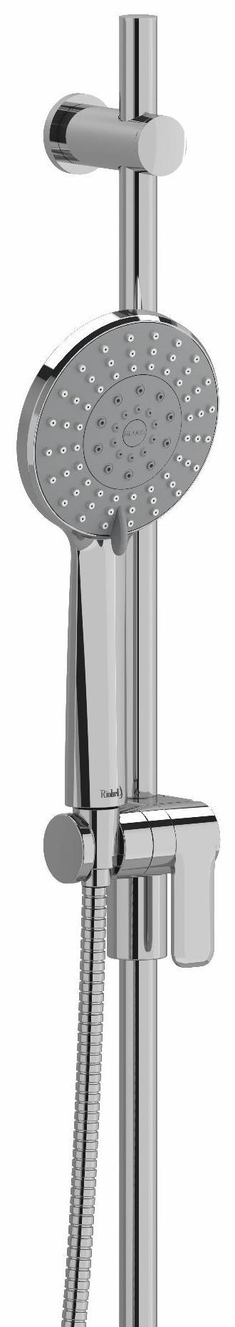 3-Function Adjustable Hand Shower with 36-Inch Slide Bar - 1.8 GPM Chrome Finish (Model 4813C WS RIOBEL) - Perfect for Bathroom Renovation & Spa-Like Shower Experience
