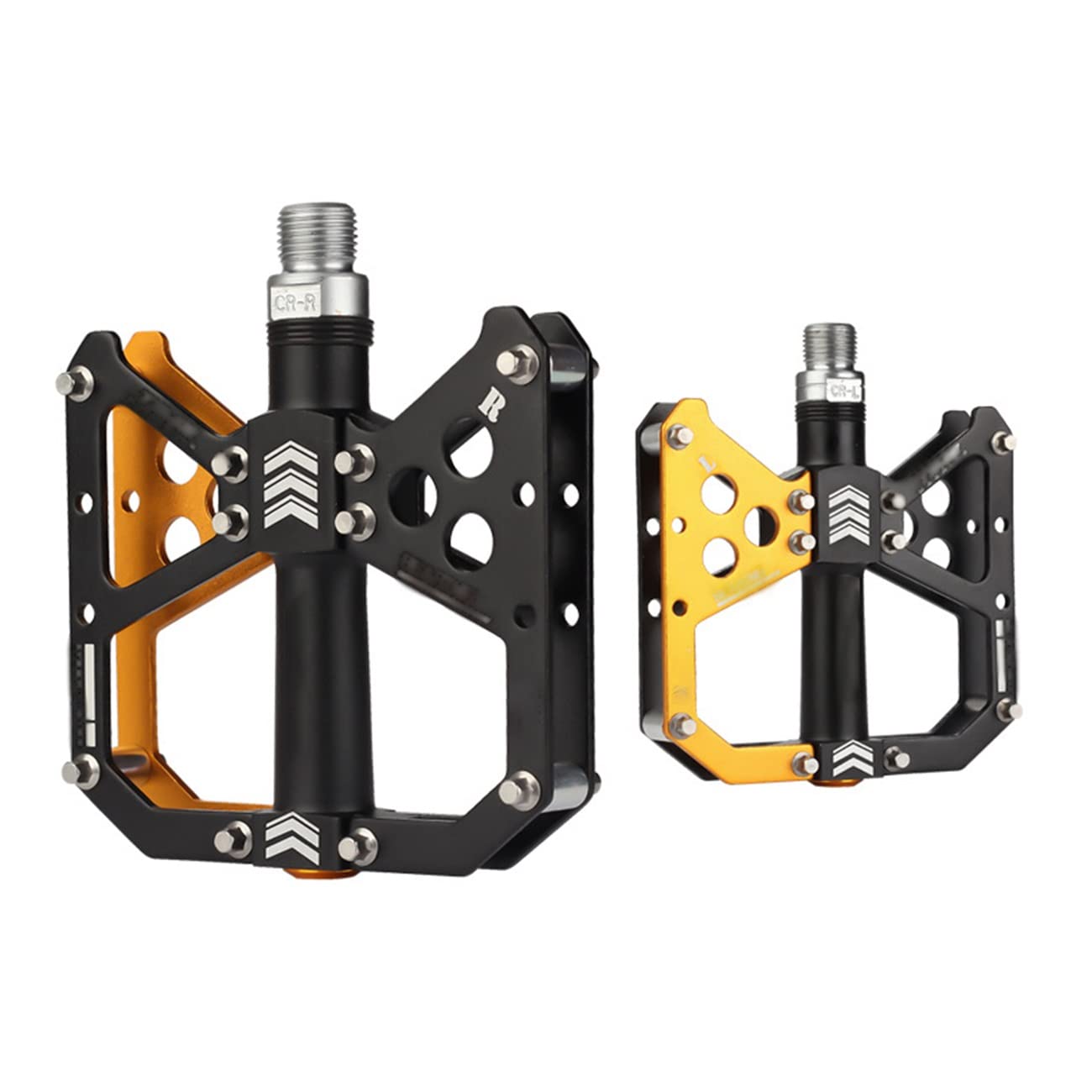 Premium Aluminum Alloy Bike Pedals - 9/16