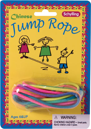 Chinese Jump Rope - Colorful Elastic Skipping Rope for Kids Outdoor Games, Exercise & Playtime Fun - Perfect for Playground, School, and Backyard Activities