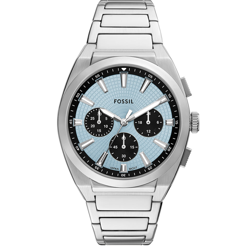 Fossil Everett FS6105 Men's Chronograph Watch - Stylish Analog Quartz Timepiece for Business, Casual & Everyday Wear