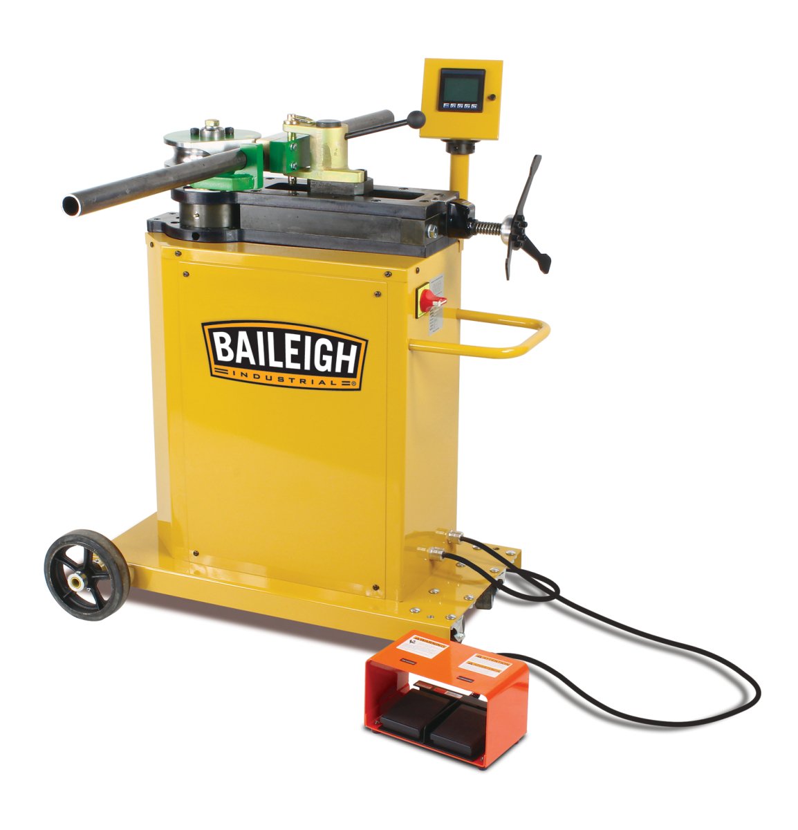 Baileigh RDB-250 Hydraulic Tube Bender - Heavy Duty Pipe Bending Machine for Metal Fabrication | Perfect for Automotive, HVAC & Industrial Pipe Bending Projects