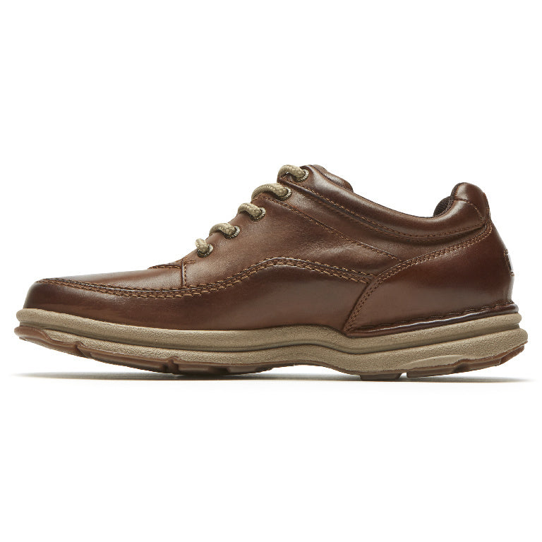 Men's World Tour Classic Lace Up Shoes - Comfortable Walking & Travel Sneakers for Men - Perfect for Casual Outfits, Daily Commute & City Exploration
