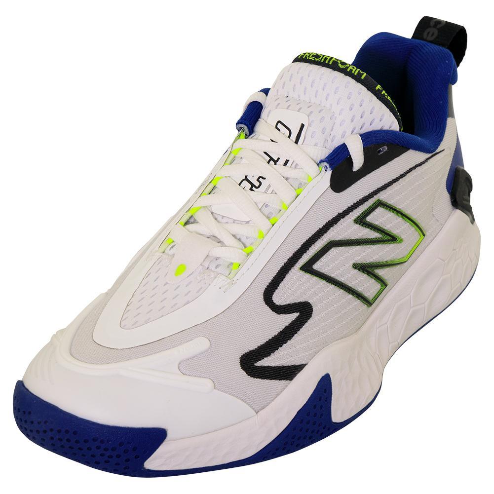 Men's Fresh Foam X CT Rally D Width Tennis Shoes White - Premium Comfort & Support for Competitive Play & Casual Wear