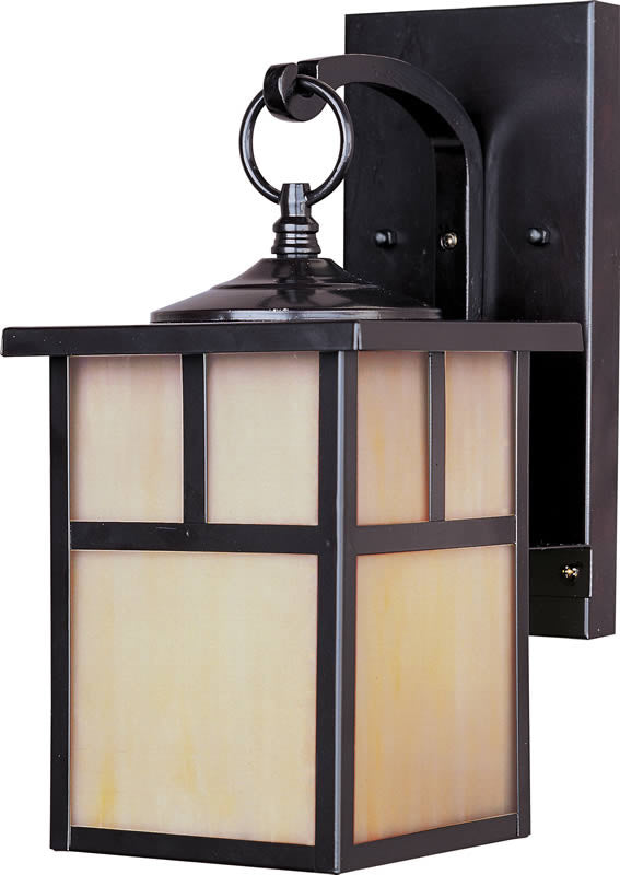 12H Craftsman Aluminum 1 Light Outdoor Wall Mount Burnished Bronze Sconce - Perfect for Porch, Patio, Garage & Entryway Lighting