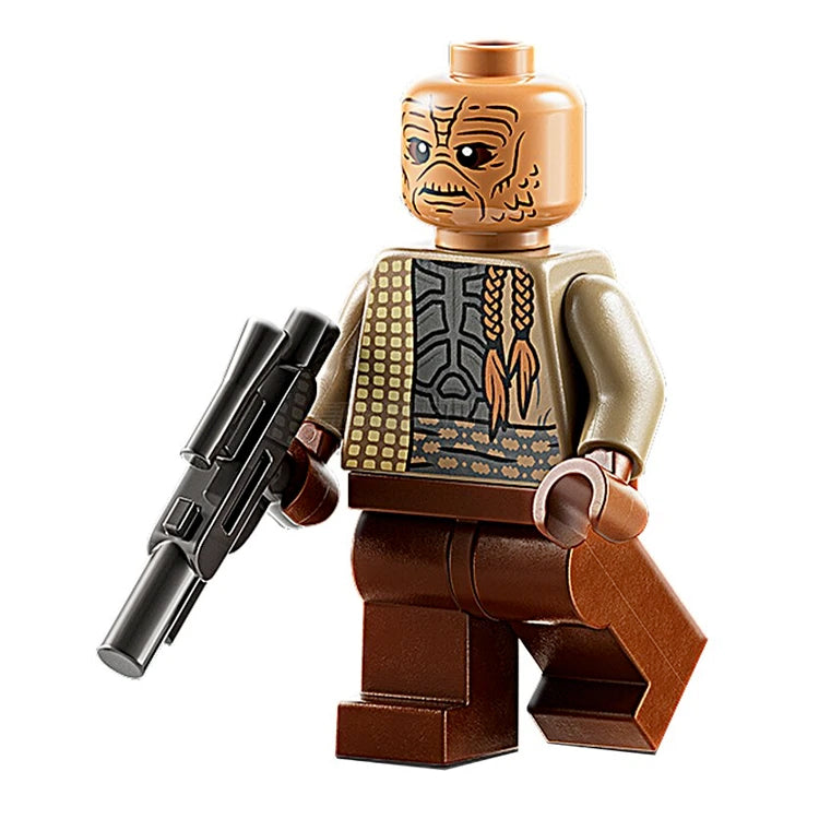 LEGO Star Wars The Book of Boba Fett Weequay Guard Minifigure (2022) | Collectible Action Figure for Display & Play | Perfect for Star Wars Fans & LEGO Collectors