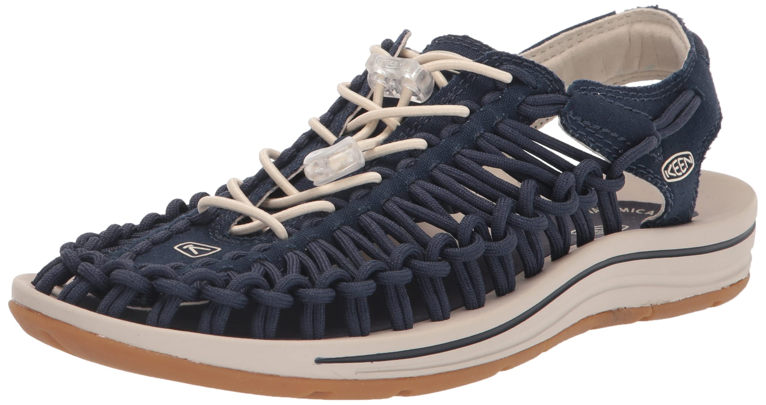 KEEN Women's Uneek Classic Two Cord Sandal - Comfortable Outdoor Hiking & Travel Sandals for Women - Perfect for Beach, Camping, and Summer Adventures