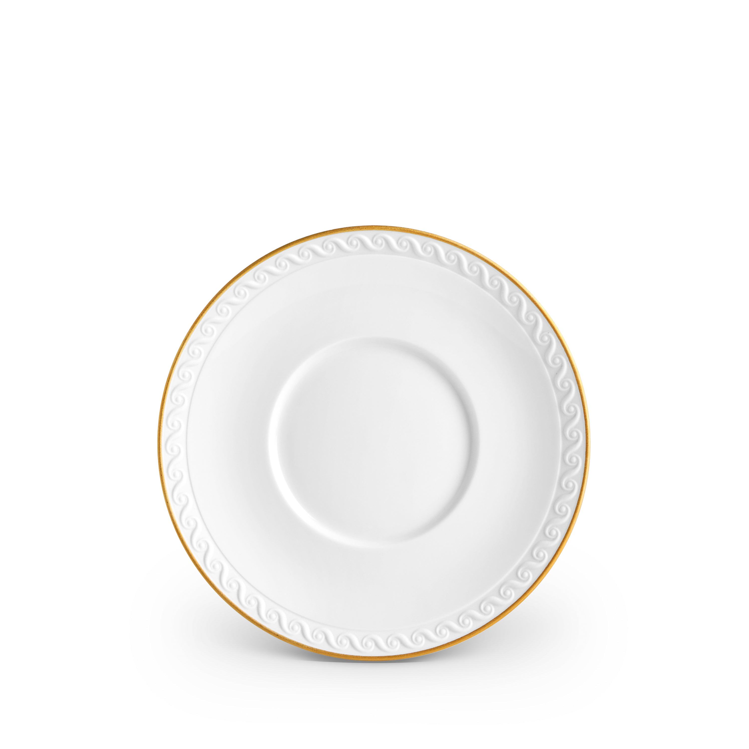 Neptune Saucer Gold - Elegant Decorative Plate for Home & Party Decor | Perfect for Dining, Gifting, and Table Centerpieces
