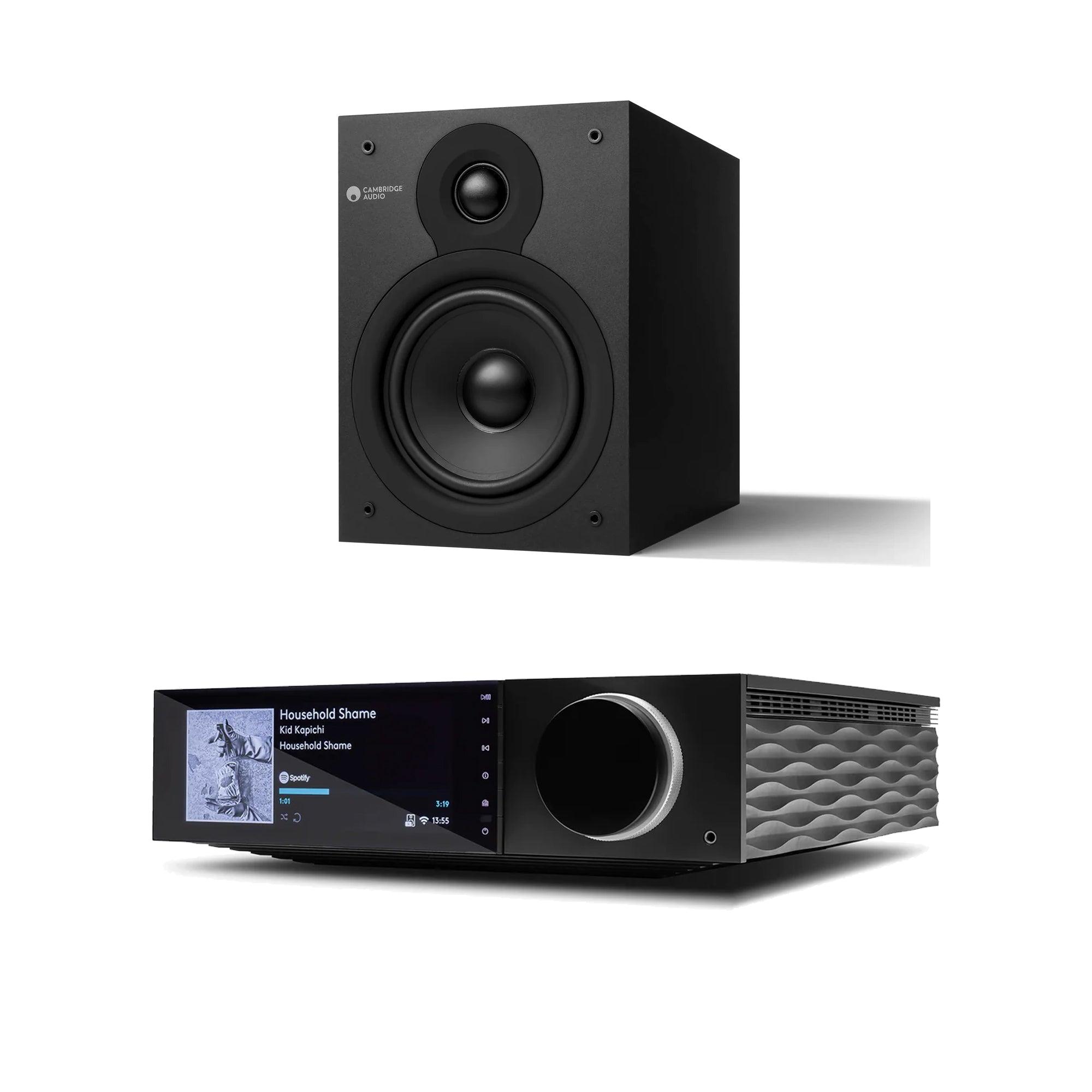 Everlong Bookshelf Speaker Bundle - High-Quality Stereo Sound for Home Audio, Gaming & Music | Perfect for Living Room, Office & Studio Setup