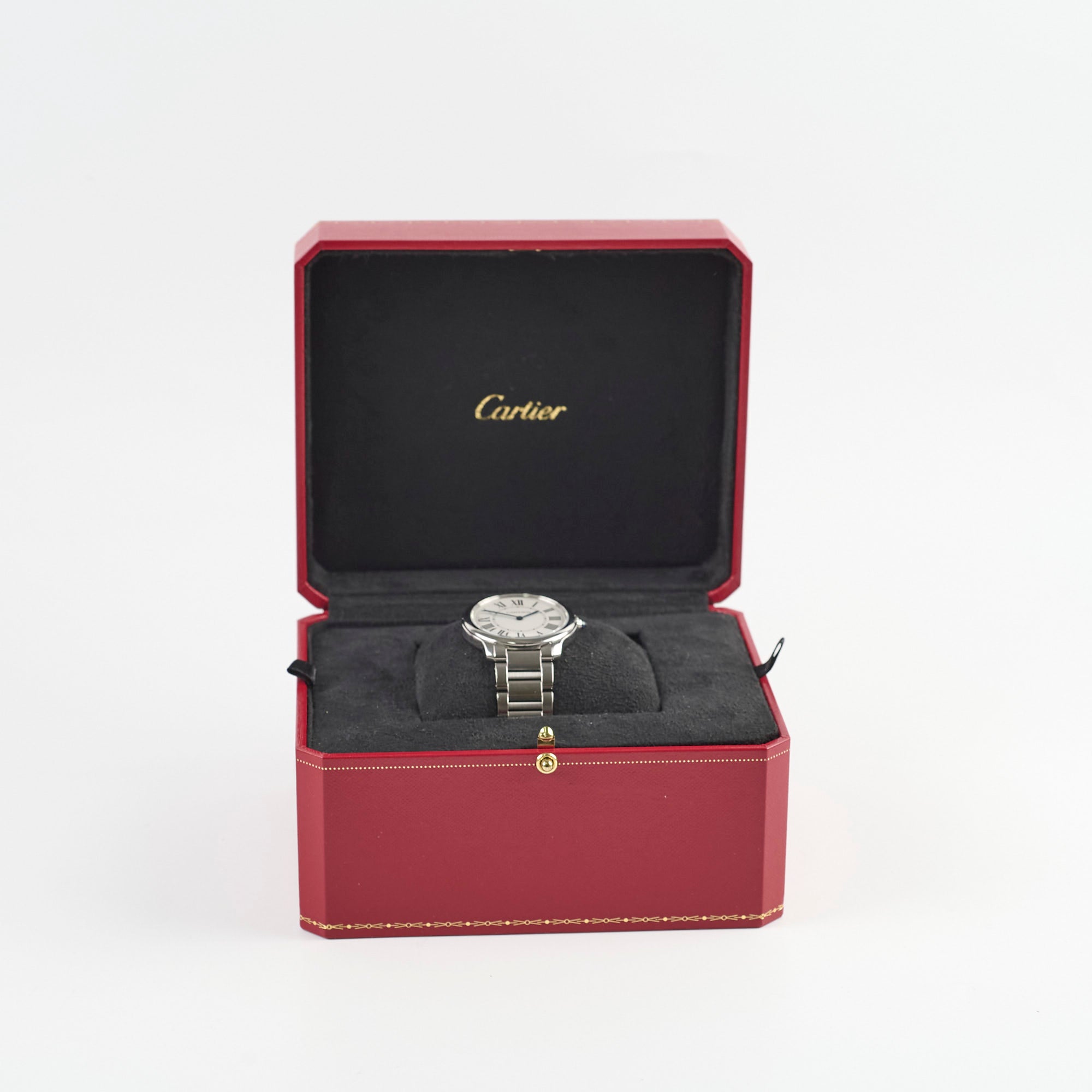 Cartier Ronda Must De Watch 36mm Stainless Steel WSRN0034 - Luxury Dress Watch for Women, Perfect for Business, Parties & Special Occasions