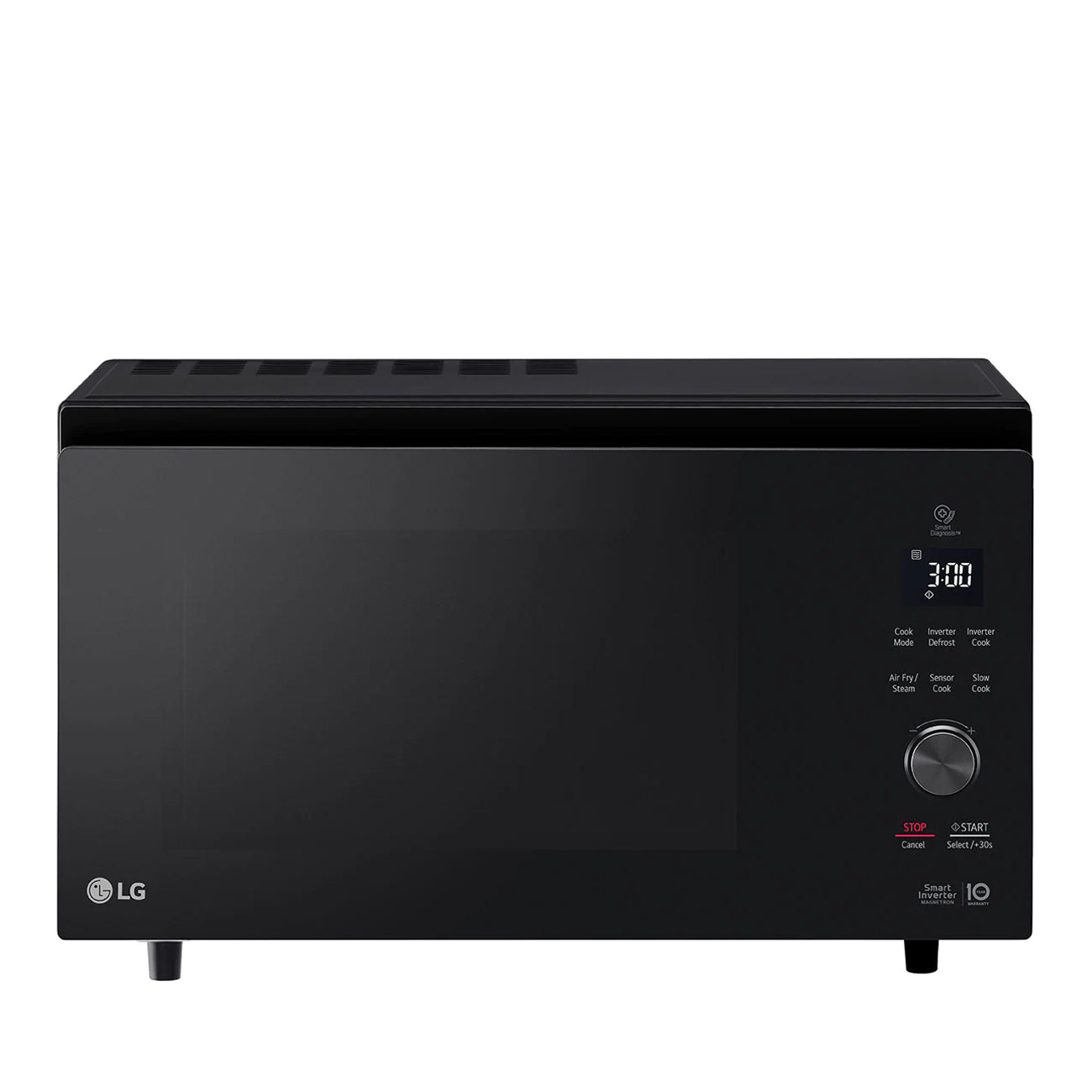 LG 39L Smart Inverter Microwave Oven with Free Gift - MJ3965BGS - Energy Efficient Countertop Microwave for Modern Kitchens, Dorms & Small Spaces