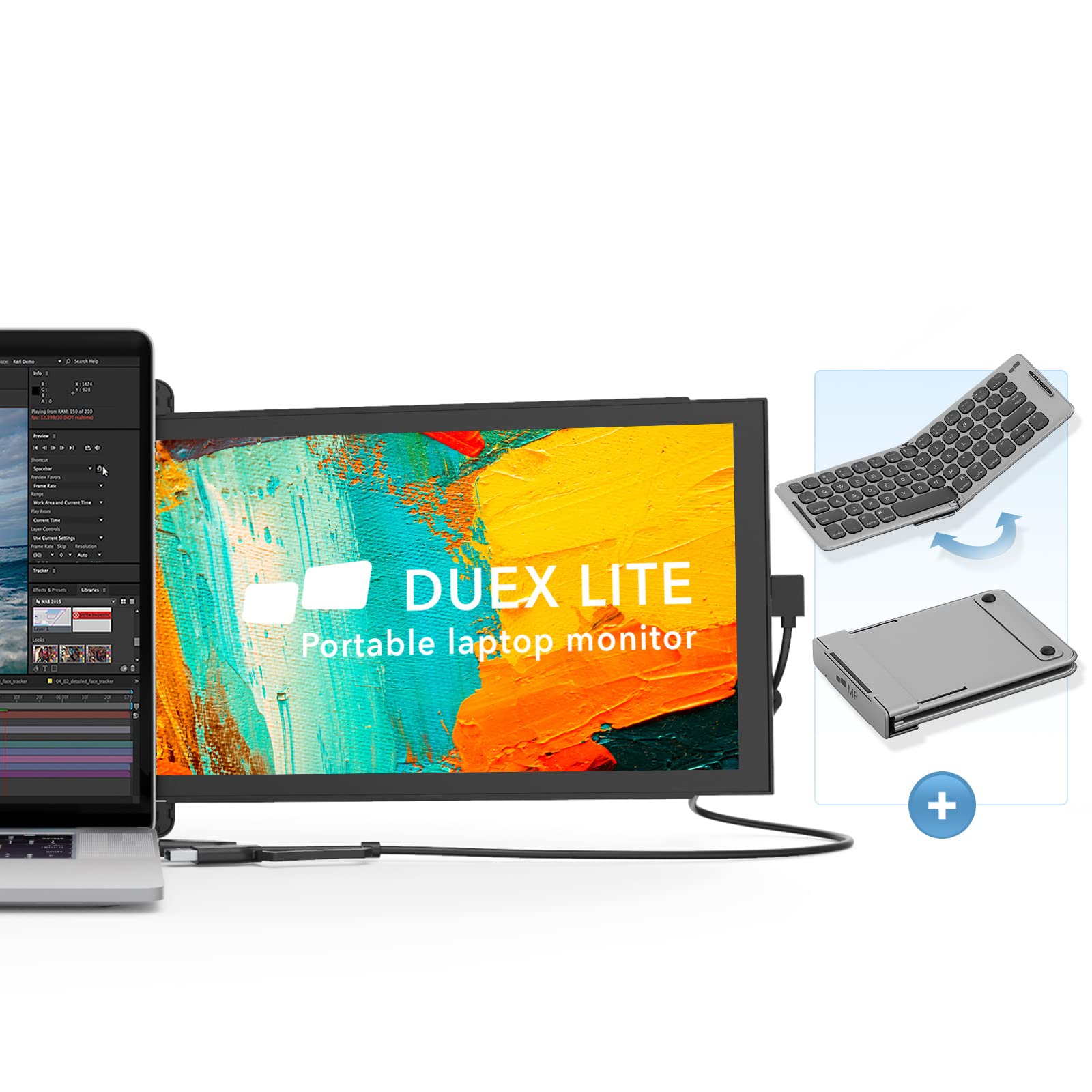 Mobile Pixels Duex Lite Portable Dual Monitor | 13.3